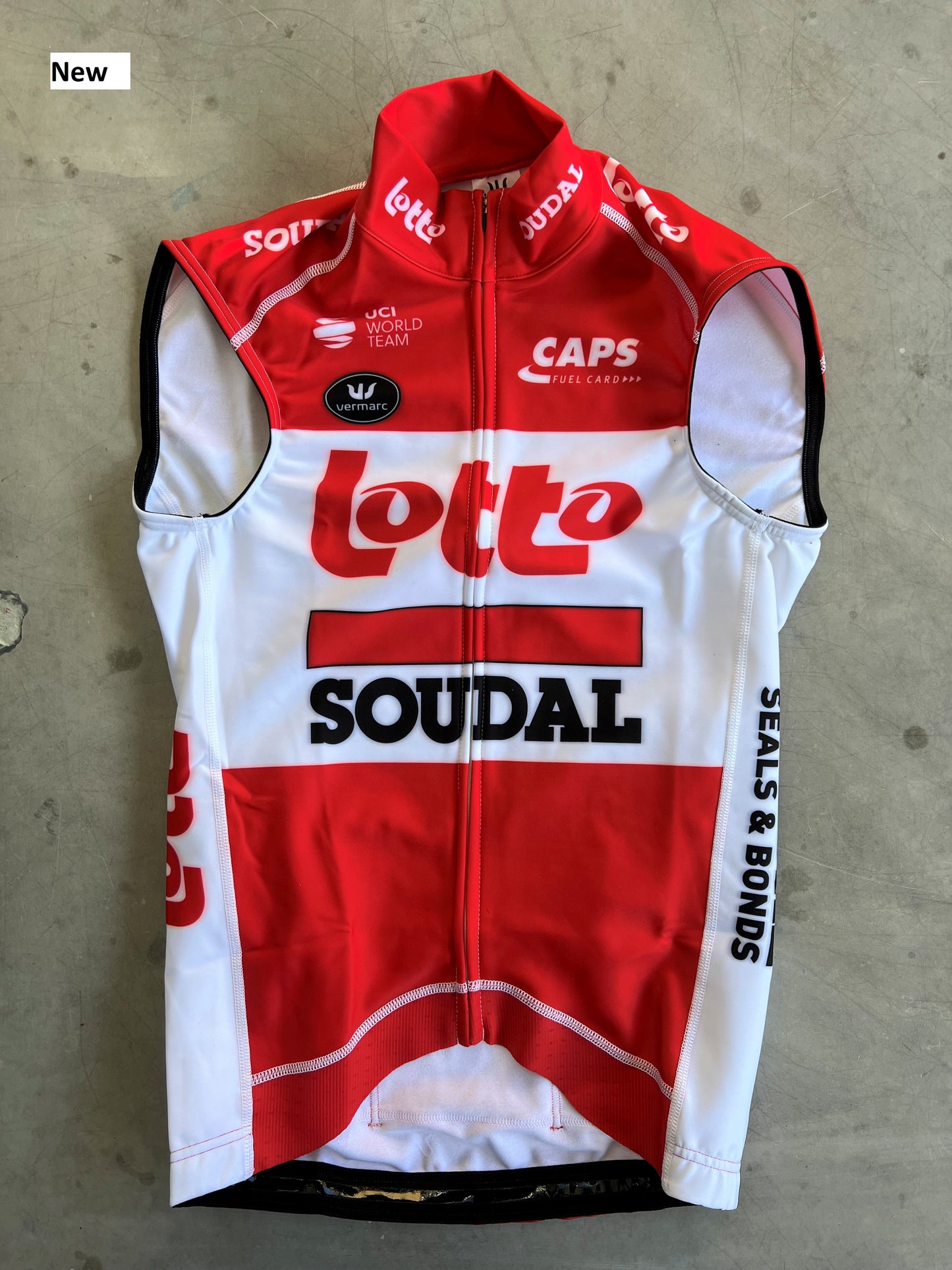 Lotto Soudal | Vermarc Thermal Vest / Gilet | Size S | Rider-Issued Pro Team Kit