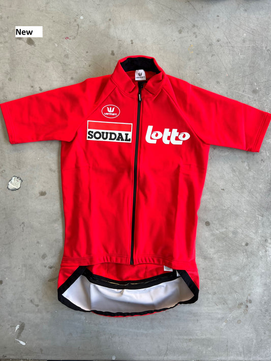 Lotto Soudal | Vermarc Red Short Sleeve Gabba Jersey | Size S | Rider-Issued Pro Team Kit