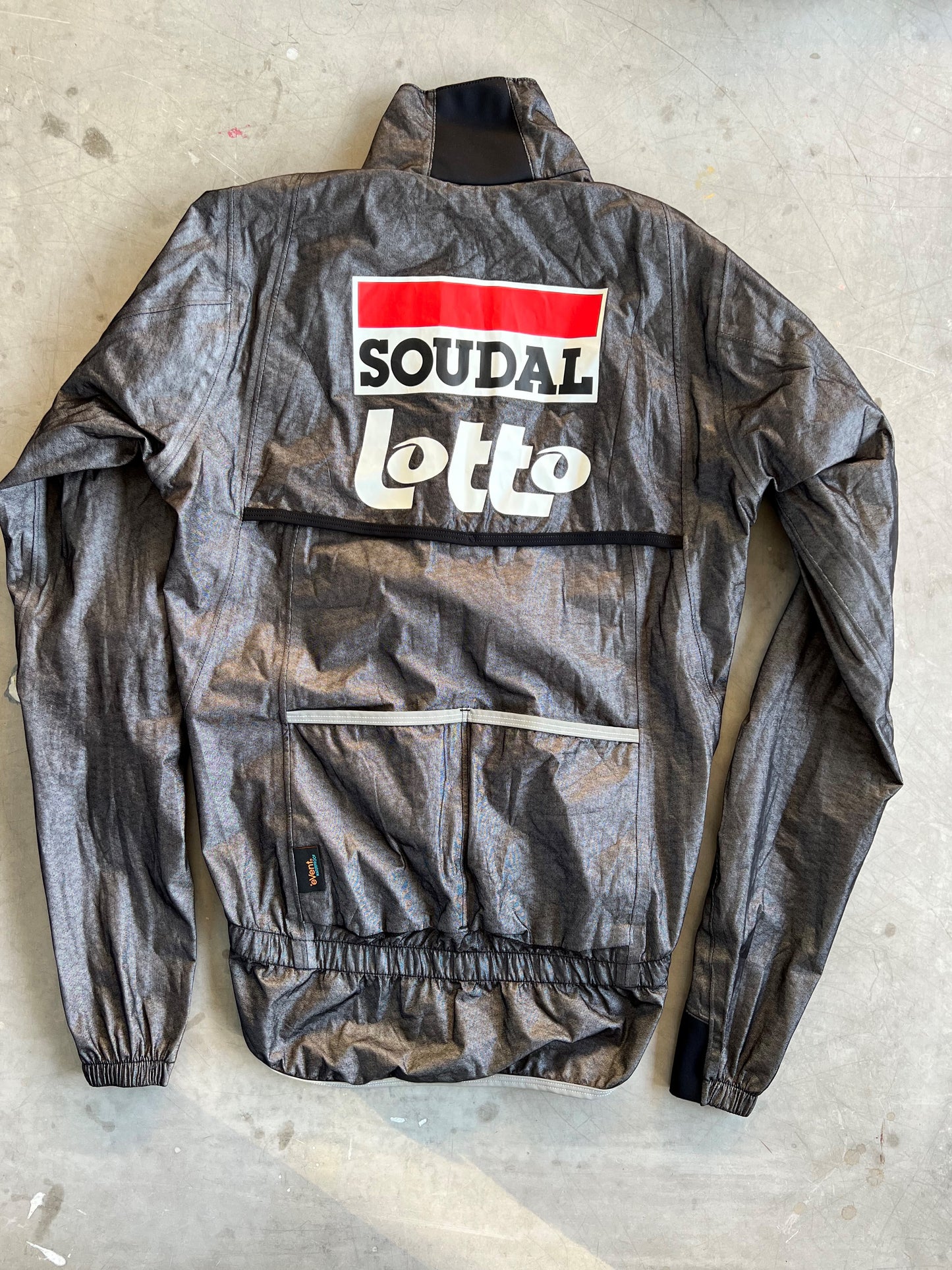 Lotto Soudal | Vermarc Rain Jacket | Size XS | Rider-Issued Pro Team Kit