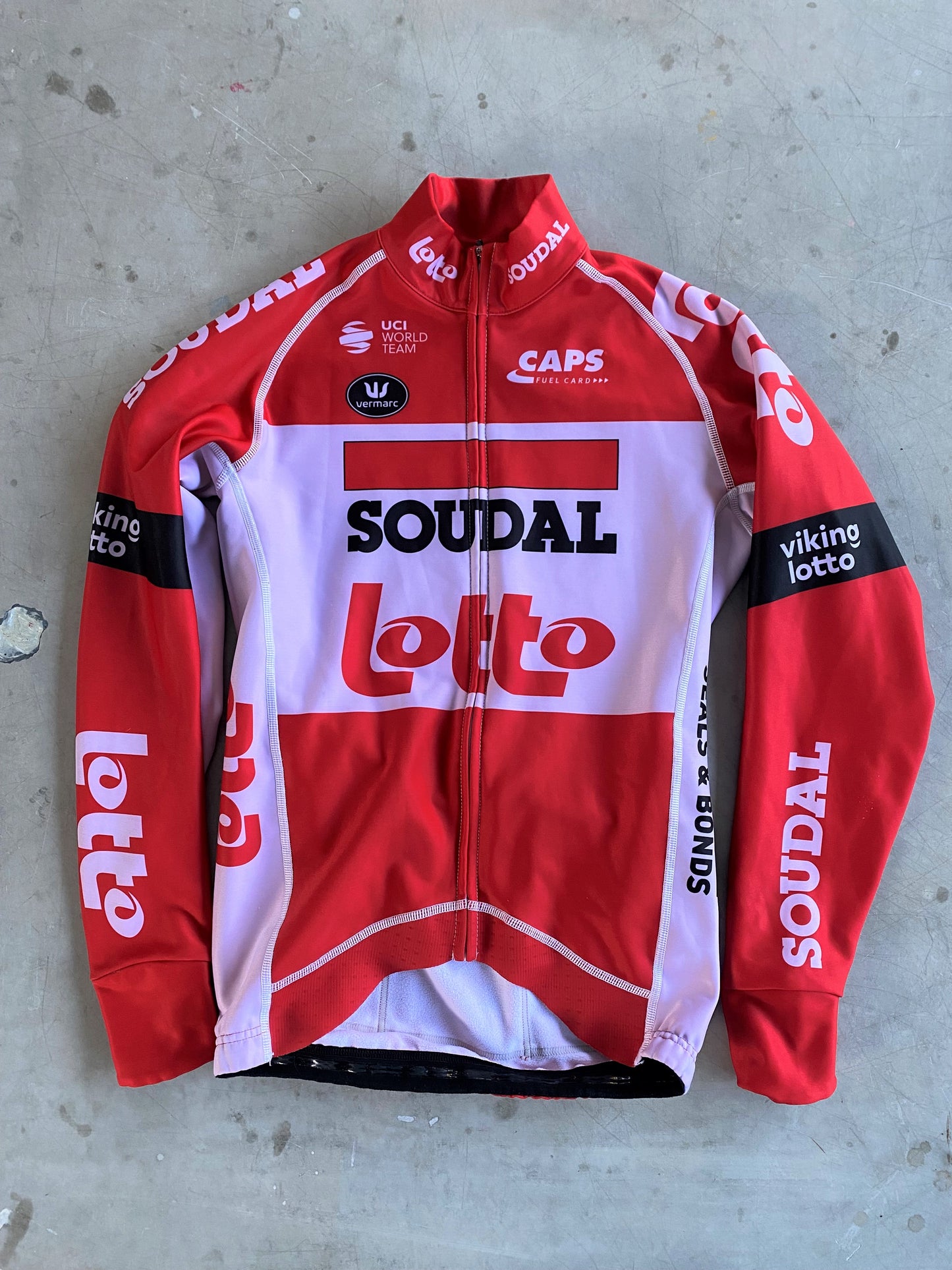 Lotto Soudal | Vermarc Long Sleeve Thermal Jersey | Size S | Rider-Issued Pro Team Kit