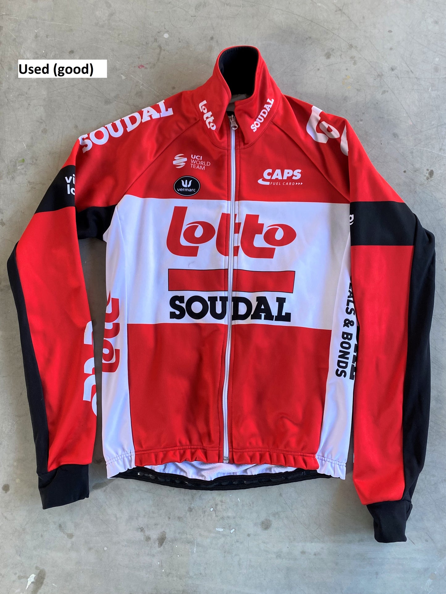 Lotto Soudal | Vermarc Long Sleeve Gabba Jersey | Size S | Rider-Issued Pro Team Kit