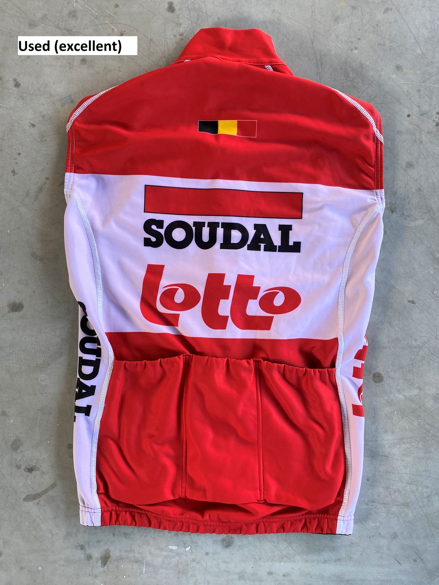 Lotto Soudal | Vermarc Thermal Vest / Gilet | Size S | Rider-Issued Pro Team Kit