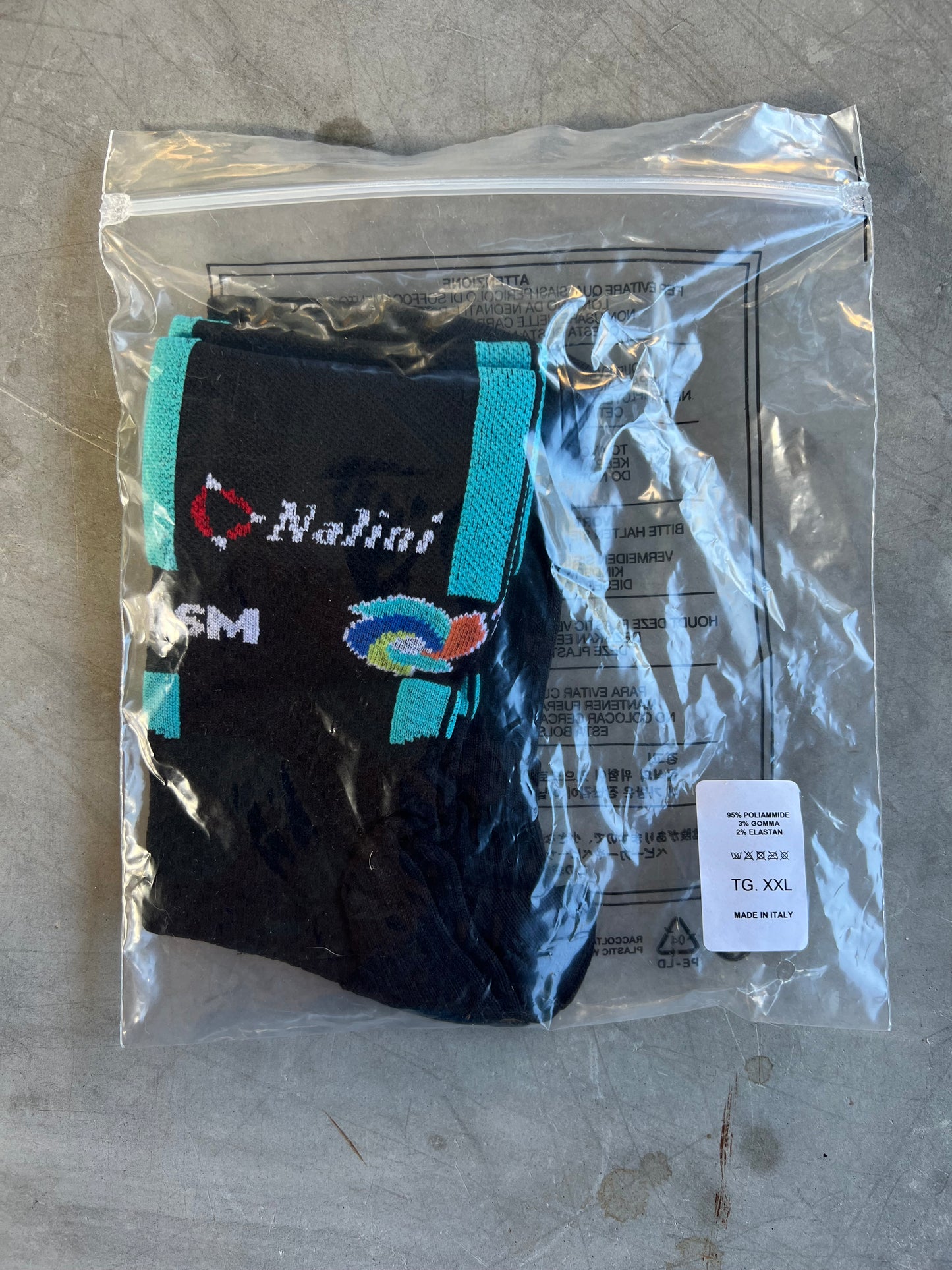 DSM | Nalini Race Socks | XXL | Rider-Issued Pro Team Kit