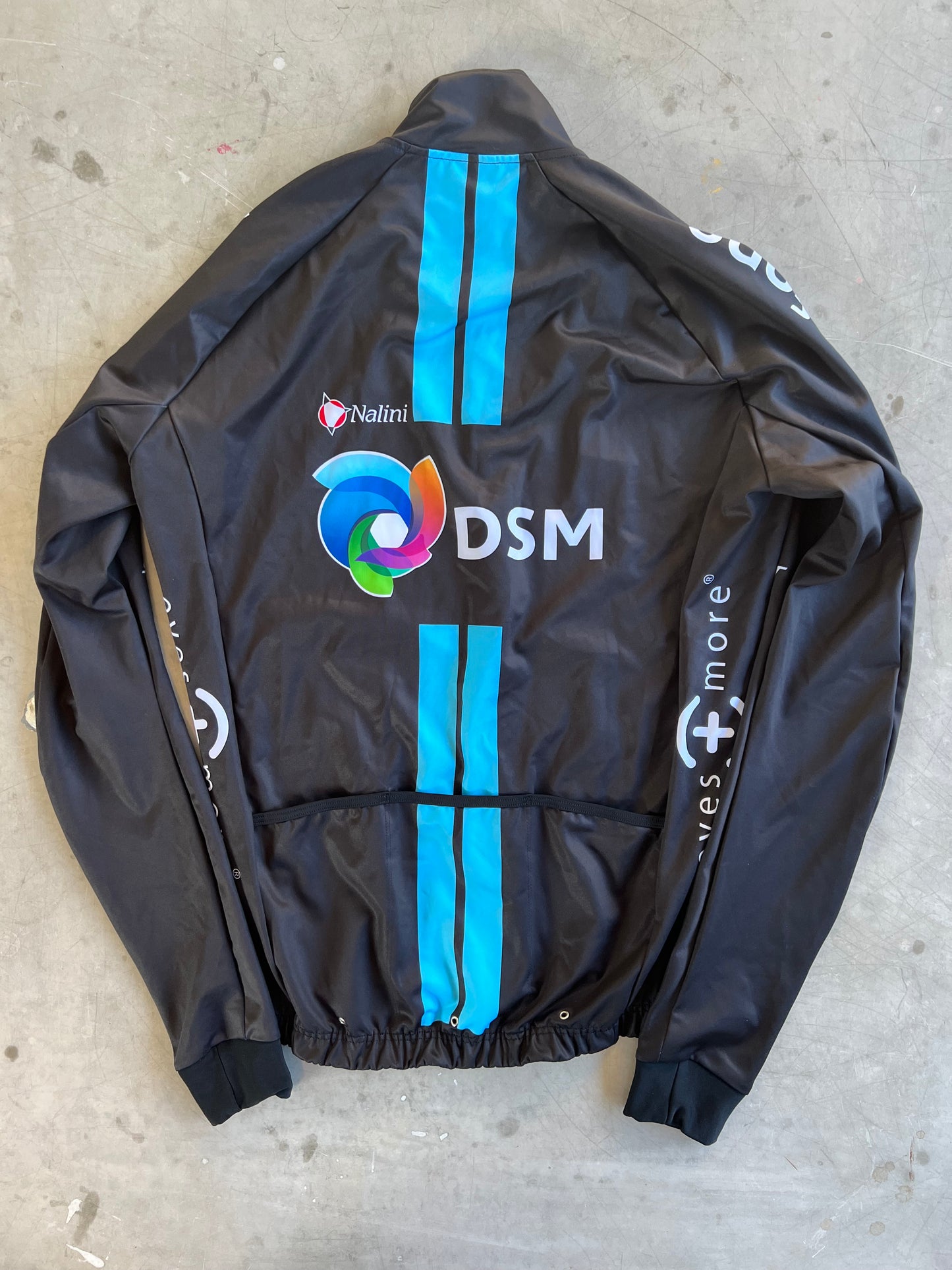 DSM | Nalini Light Thermal Rain Jacket | M | Rider-Issued Pro Team Kit