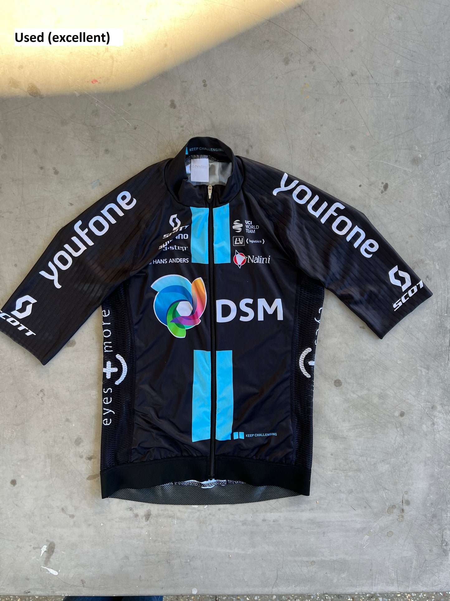 DSM | Nalini Short Sleeve Jersey | M | Rider-Issued Pro Team Kit