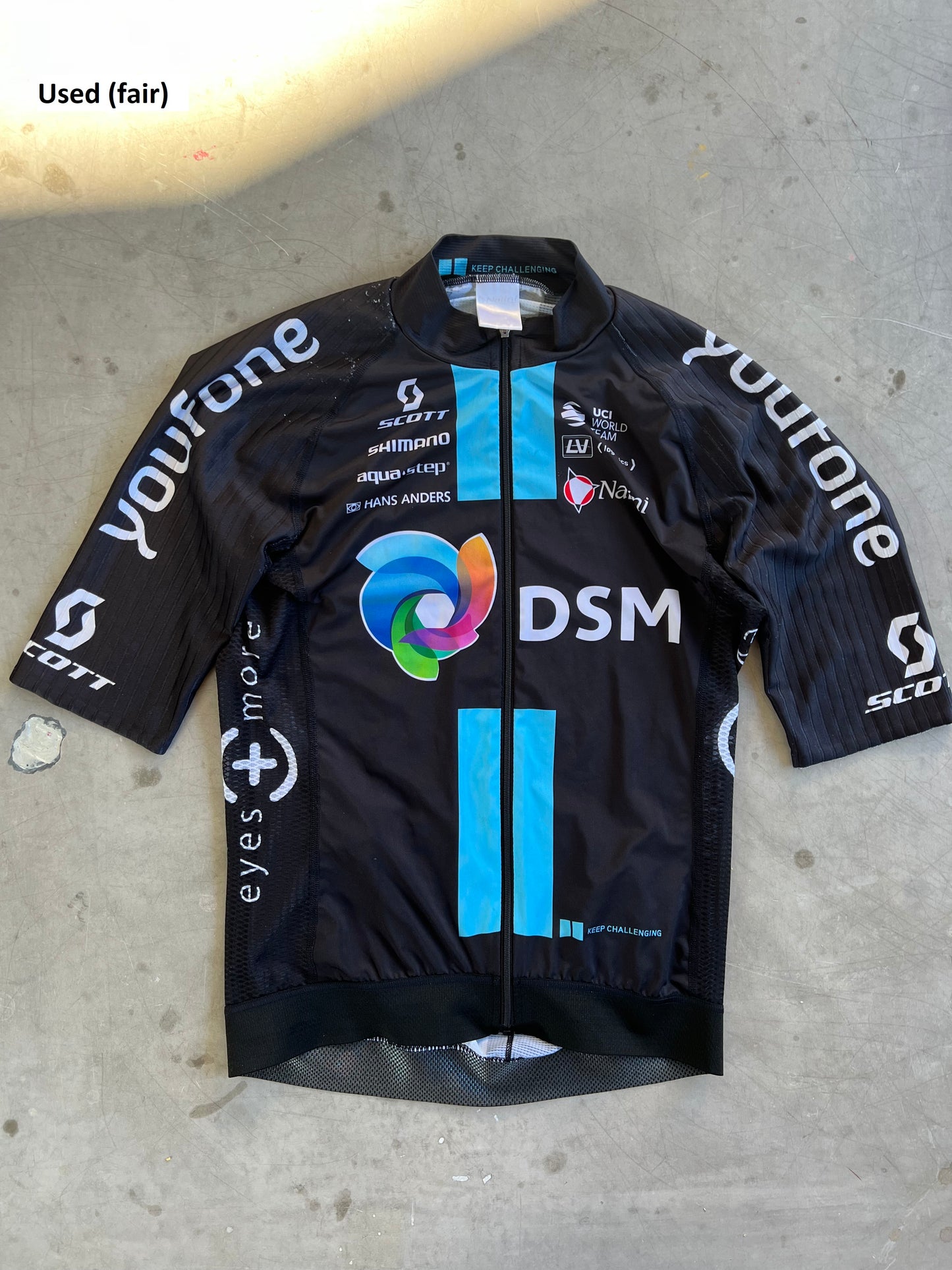 DSM | Nalini Short Sleeve Jersey | M | Rider-Issued Pro Team Kit