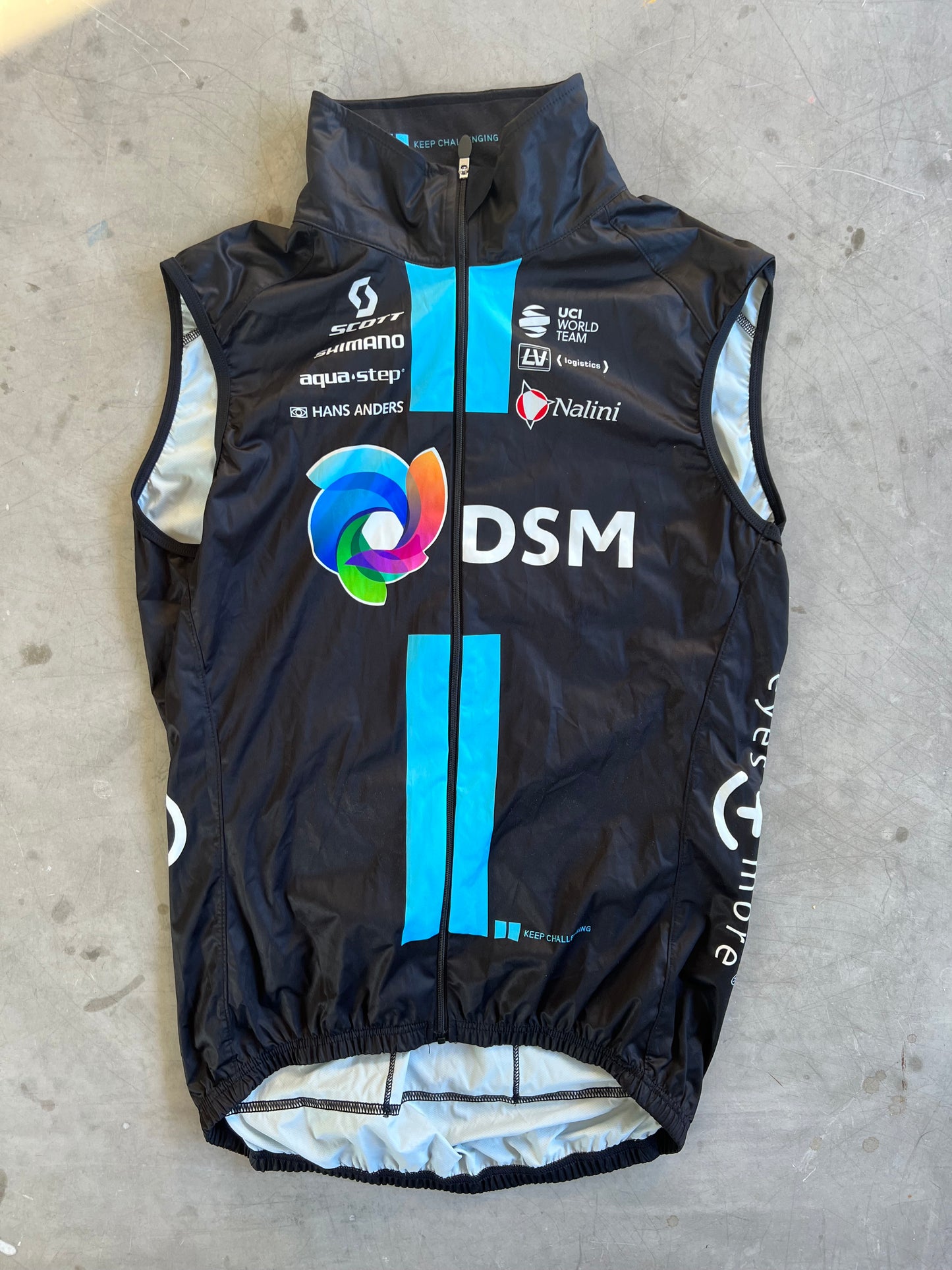 DSM | Nalini Rain Gilet | M | Rider-Issued Pro Team Kit