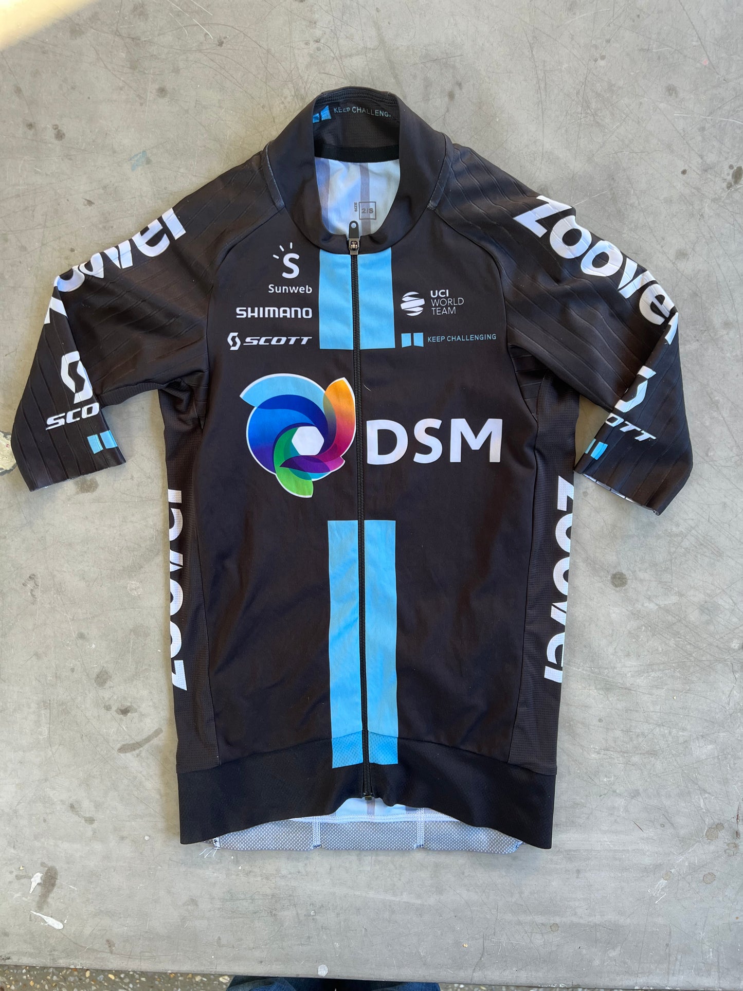 DSM | Nalini Short Sleeve Aero Jersey | S | Rider-Issued Pro Team Kit