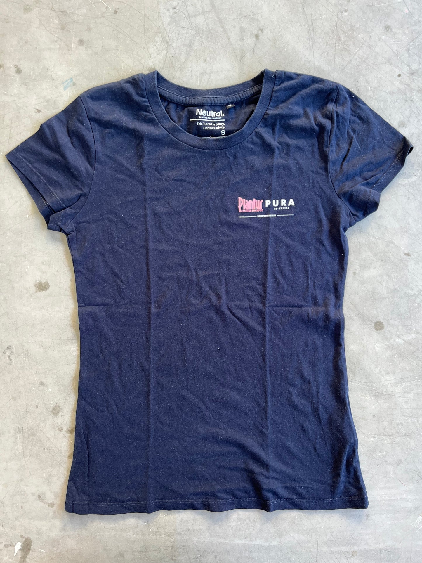 Plantur Pura | Neutral Women's T-Shirt | Navy | S | Rider-Issued Casual Pro Team Kit (clearance)