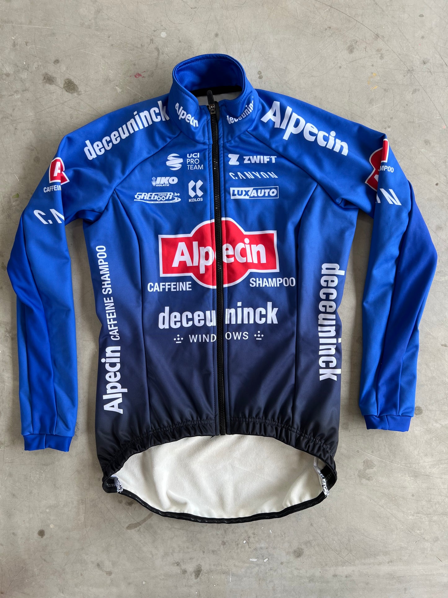 Alpecin Deceuninck Women | Kalas Long Sleeve Winter Gabba Jacket with Tail | S | Rider-Issued Pro Team Kit