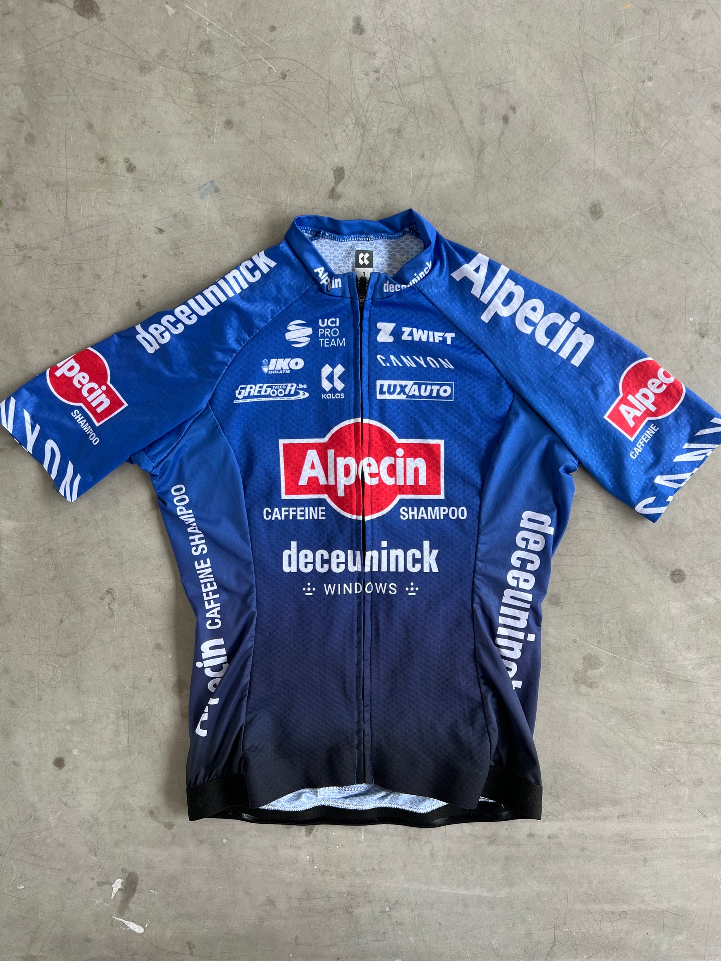 Alpecin Deceuninck Women | Kalas Short Sleeve Race Jersey | S | Rider-Issued Pro Team Kit