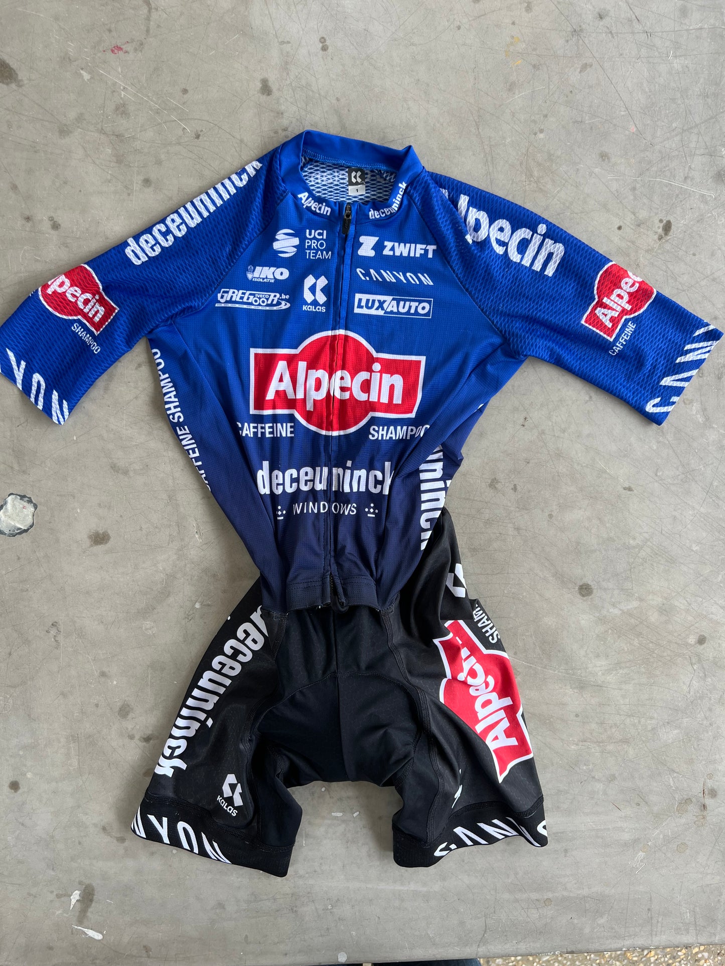 Alpecin Deceuninck Women | Kalas Lightweight Race Suit | XS | Rider-Issued Pro Team Kit