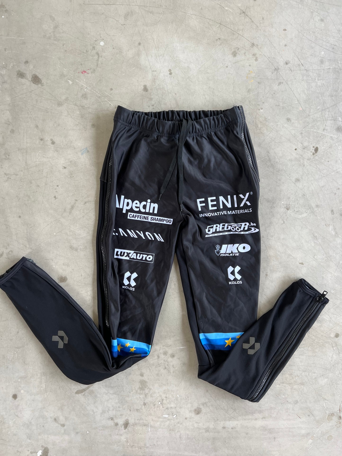 Alpecin Fenix Women | Kalas Warm-up Track Pants - European Champion Edition | XS | Rider-Issued Casual Pro Team Kit