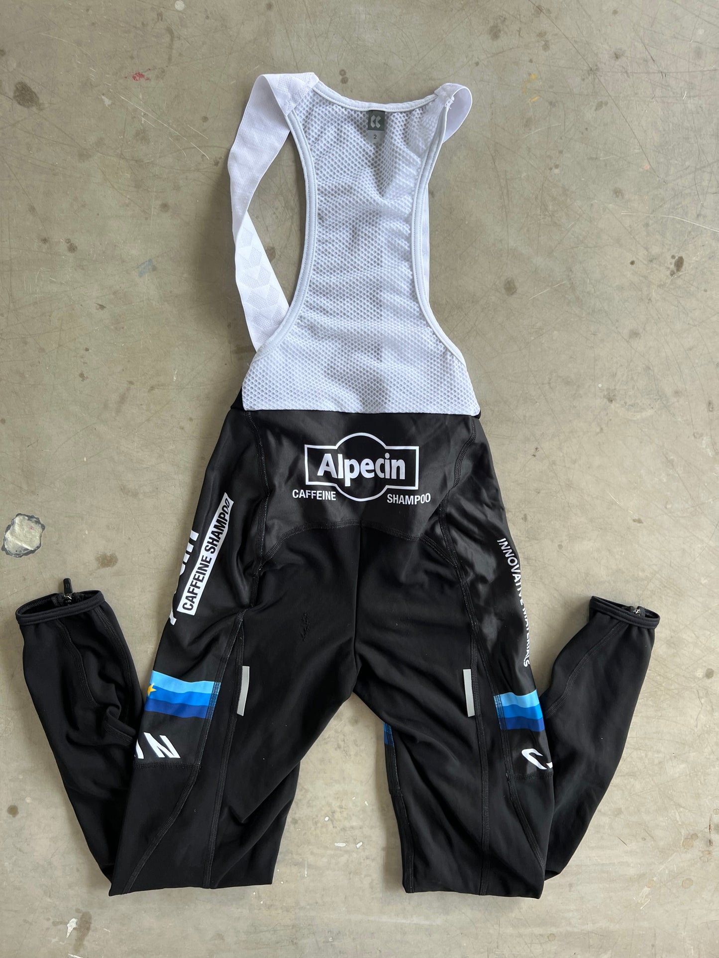 Alpecin Fenix Women | Kalas Unpadded Winter Tights - European Champion Edition | S | Rider-Issued Pro Team Kit