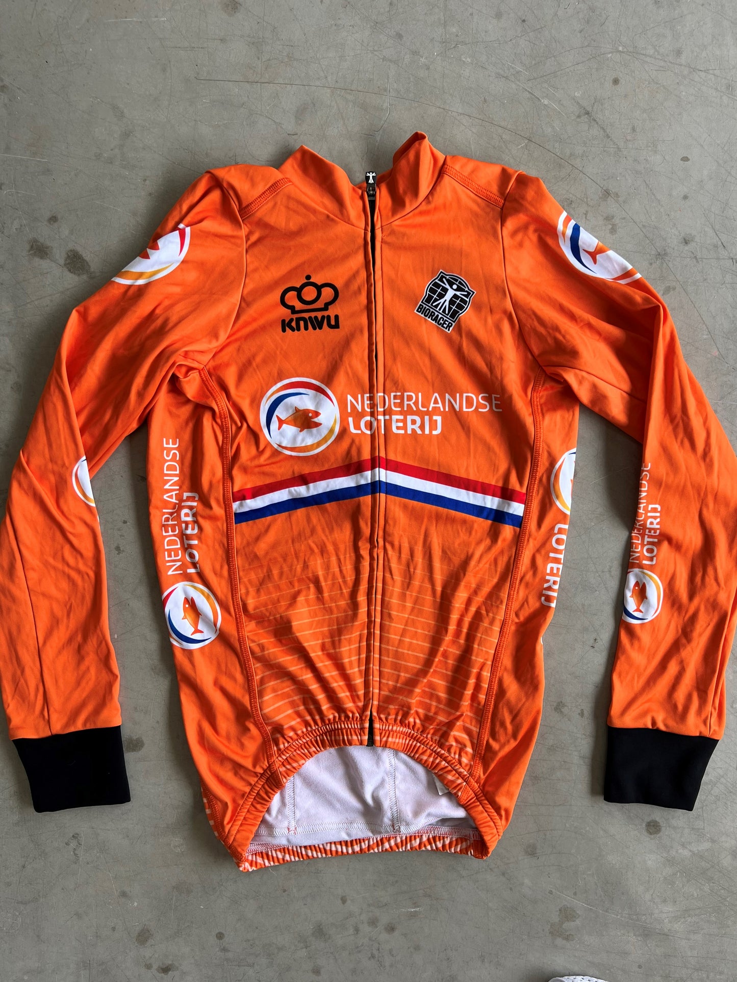 Dutch National Team Women | Bioracer Winter Bundle incl. Thermal Jersey, Bibs & Tights | S | Rider-Issued Pro Team Kit