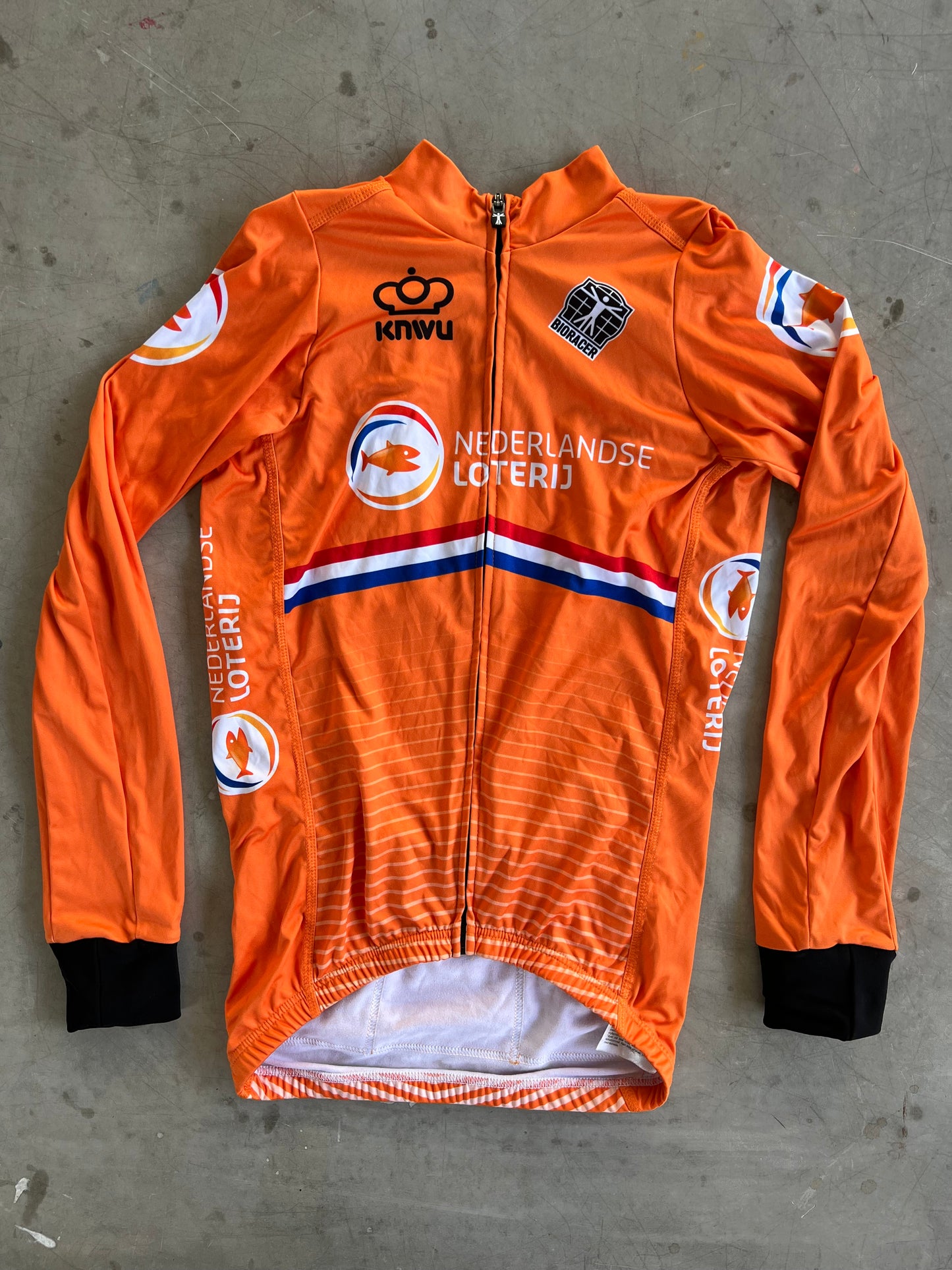 Dutch National Team Women | Bioracer Long Sleeve Thermal Jersey | S | Rider-Issued Pro Team Kit