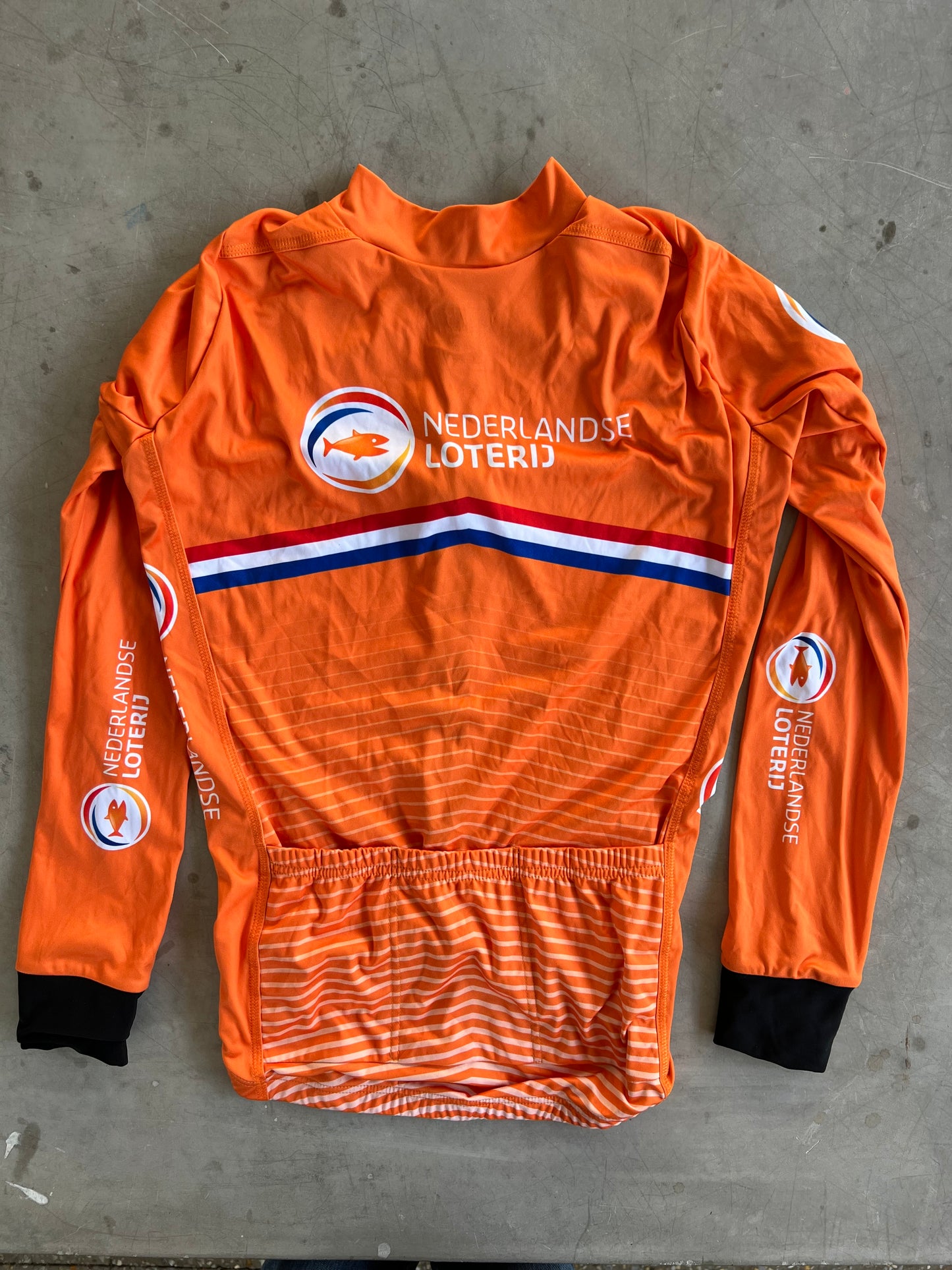 Dutch National Team Women | Bioracer Long Sleeve Thermal Jersey | S | Rider-Issued Pro Team Kit