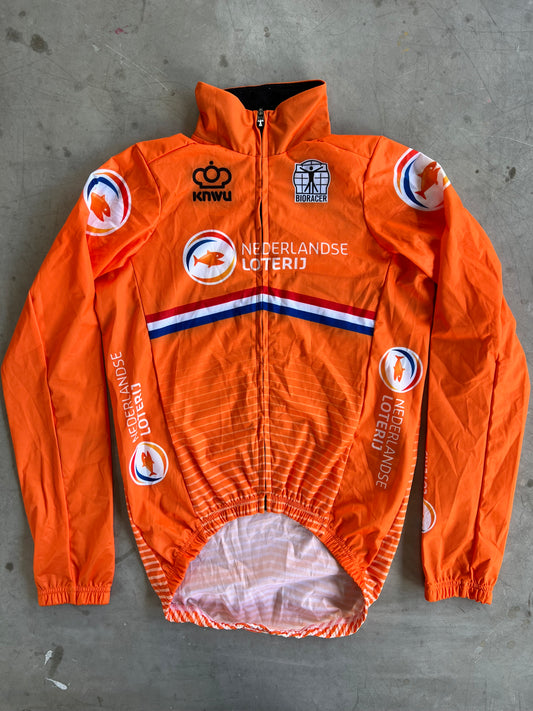 Dutch National Team Women | Bioracer Rain Jacket | XS/S | Rider-Issued Pro Team Kit