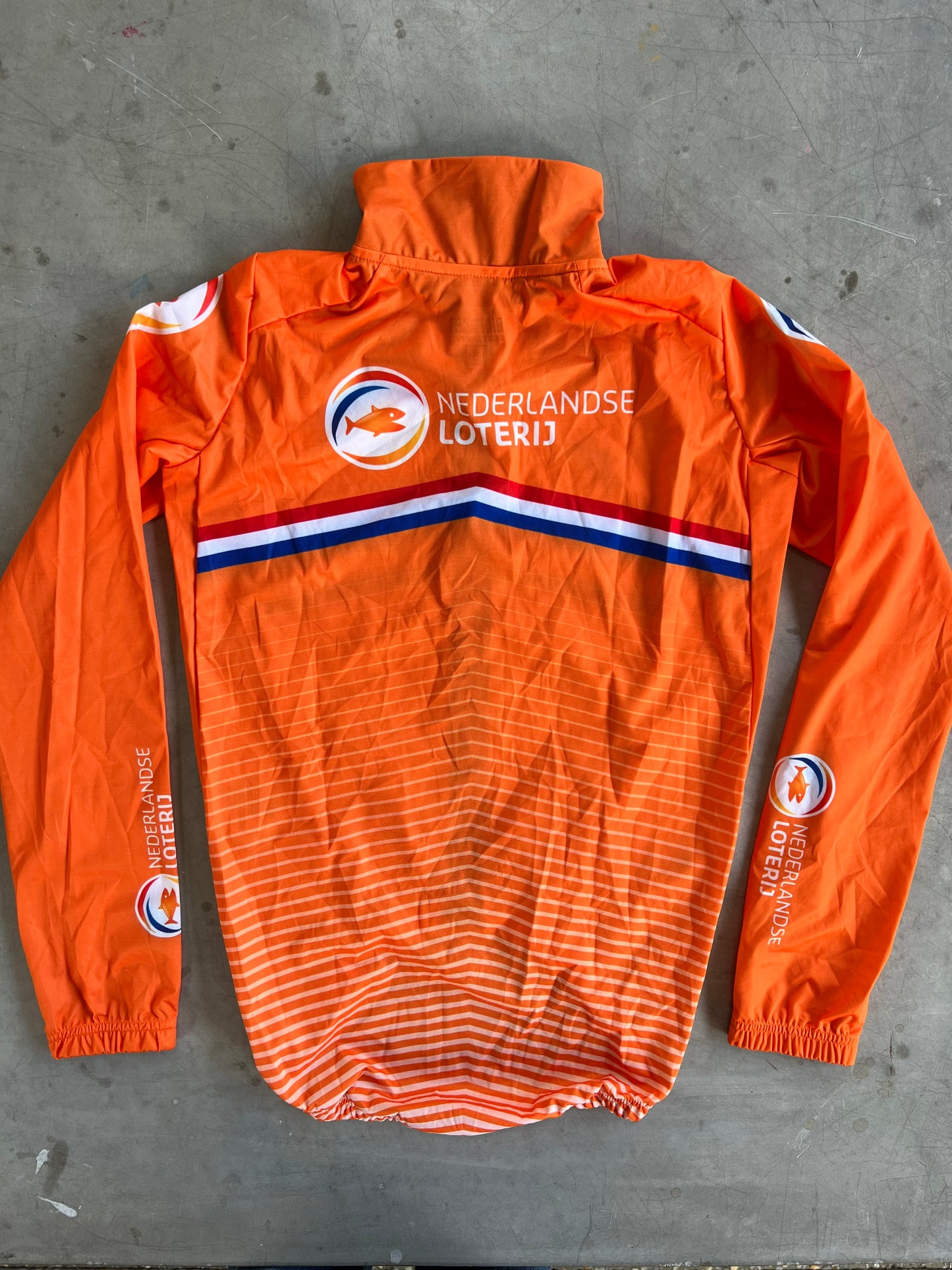 Dutch National Team Women | Bioracer Rain Jacket | XS/S | Rider-Issued Pro Team Kit