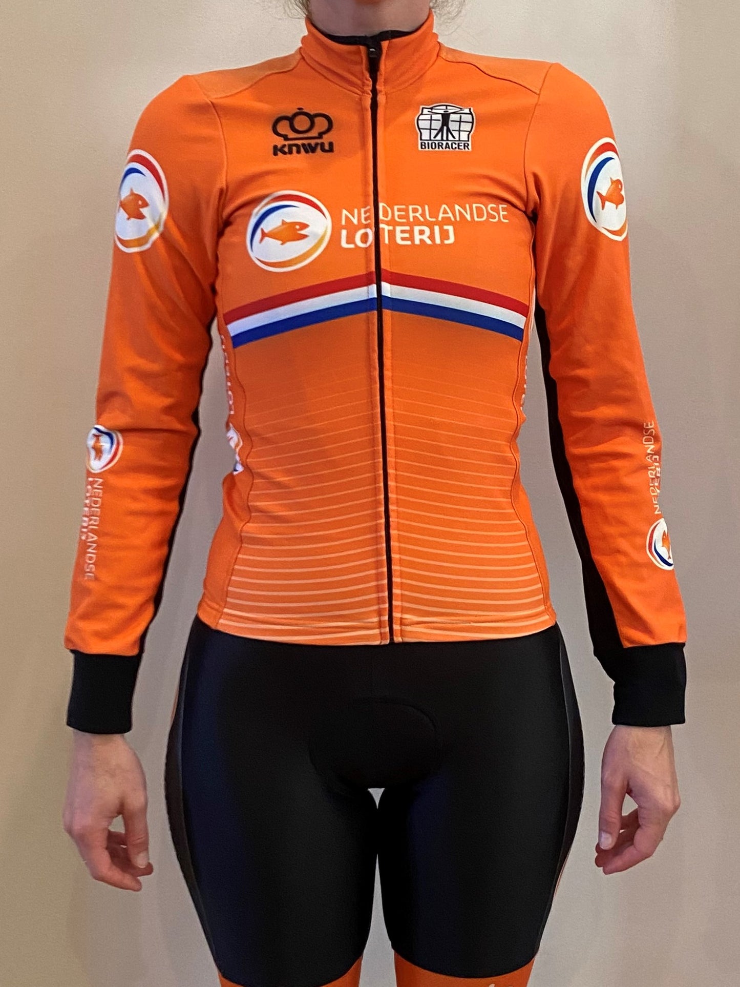 Dutch National Team Women | Bioracer Deep Winter Jacket | S | Rider-Issued Pro Team Kit