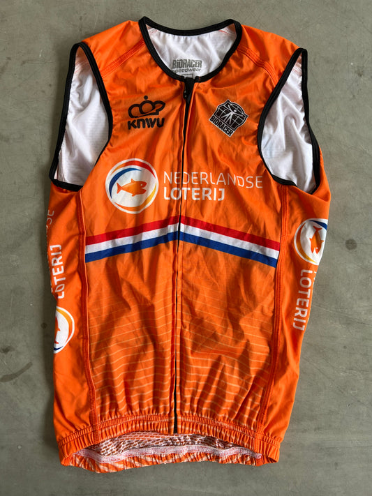 Dutch National Team Women | Bioracer Cycling Gilet | XS | Rider-Issued Pro Team Kit