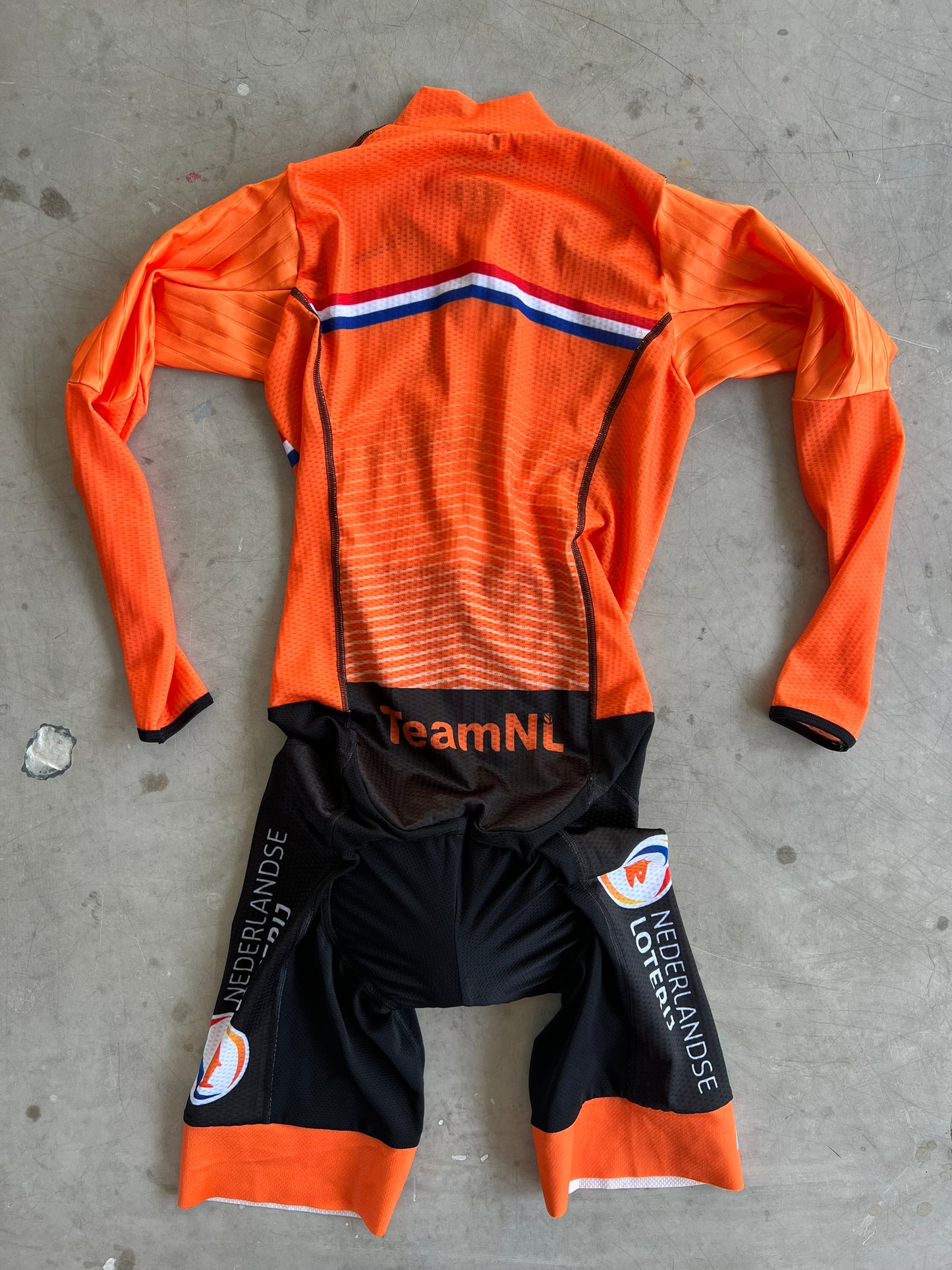 Dutch National Team Women | Bioracer Long Sleeve TT suit | XS | Rider-Issued Pro Team Kit