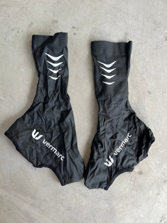 Plantur Pura | Vermarc Light Rain Overshoes | Black | XXS | Rider-Issued Pro Team Kit