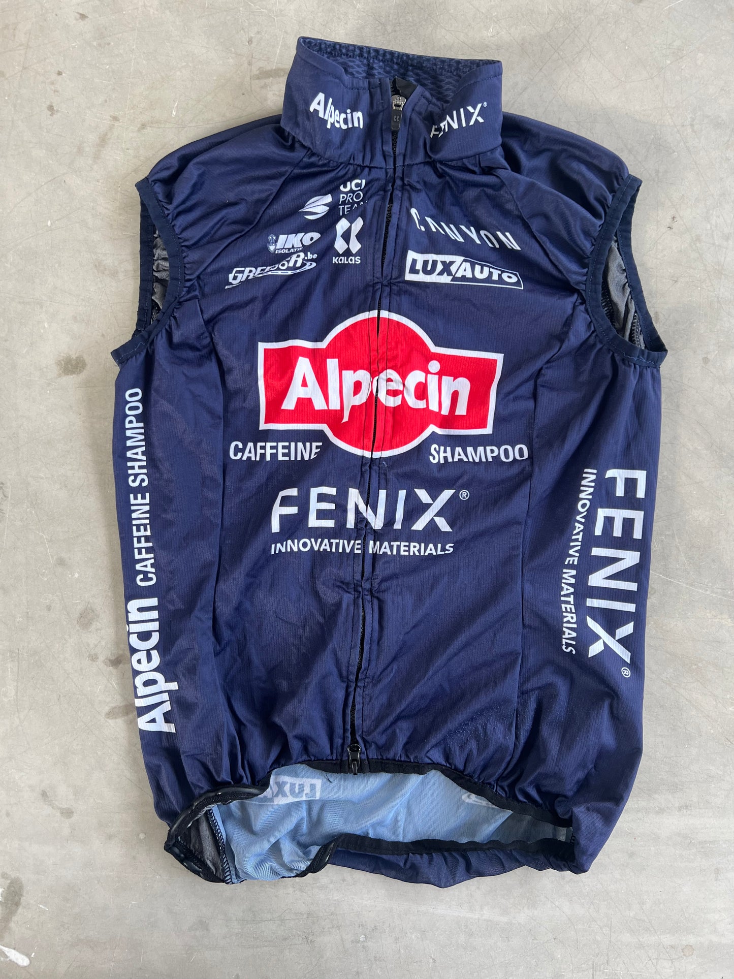 Alpecin Fenix Women | Kalas Lightweight Gilet / Wind Vest | S | Rider-Issued Pro Team Kit