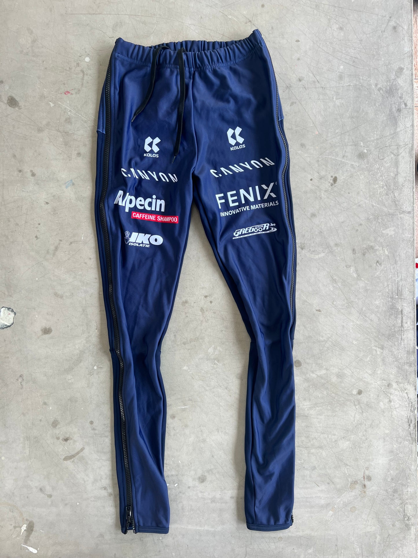 Alpecin Fenix Women | Kalas Warm-up Track Pants | Navy | XS | Rider-Issued Casual Pro Team Kit