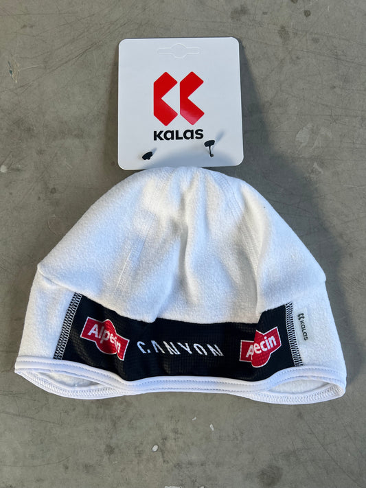 Alpecin Fenix | Kalas Thermal Helmet Liner | White | Rider-Issued Pro Team Kit