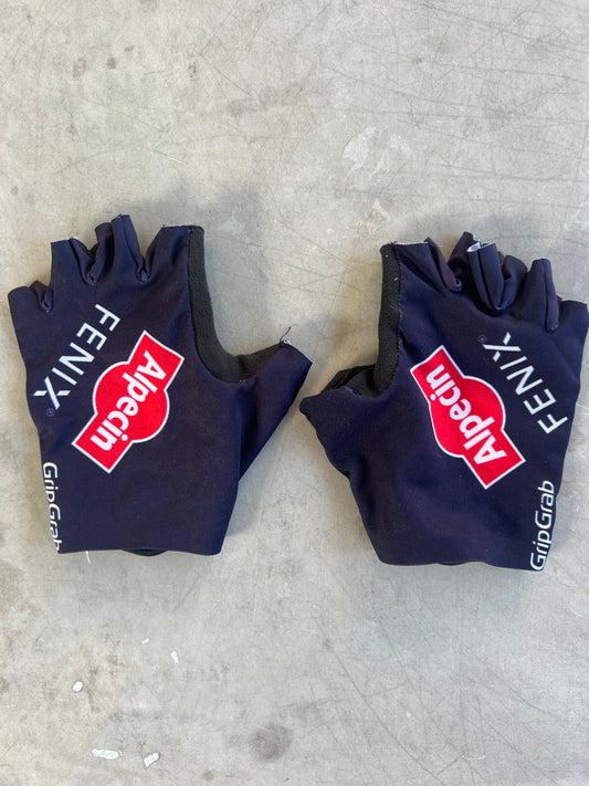 Alpecin Fenix Men | Grip Grab Unpadded Gloves | S | Rider-Issued Pro Team Kit