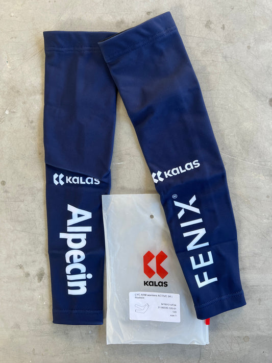 Alpecin Fenix Men | Kalas Thermal Arm Warmers | Navy | Rider-Issued Pro Team Kit