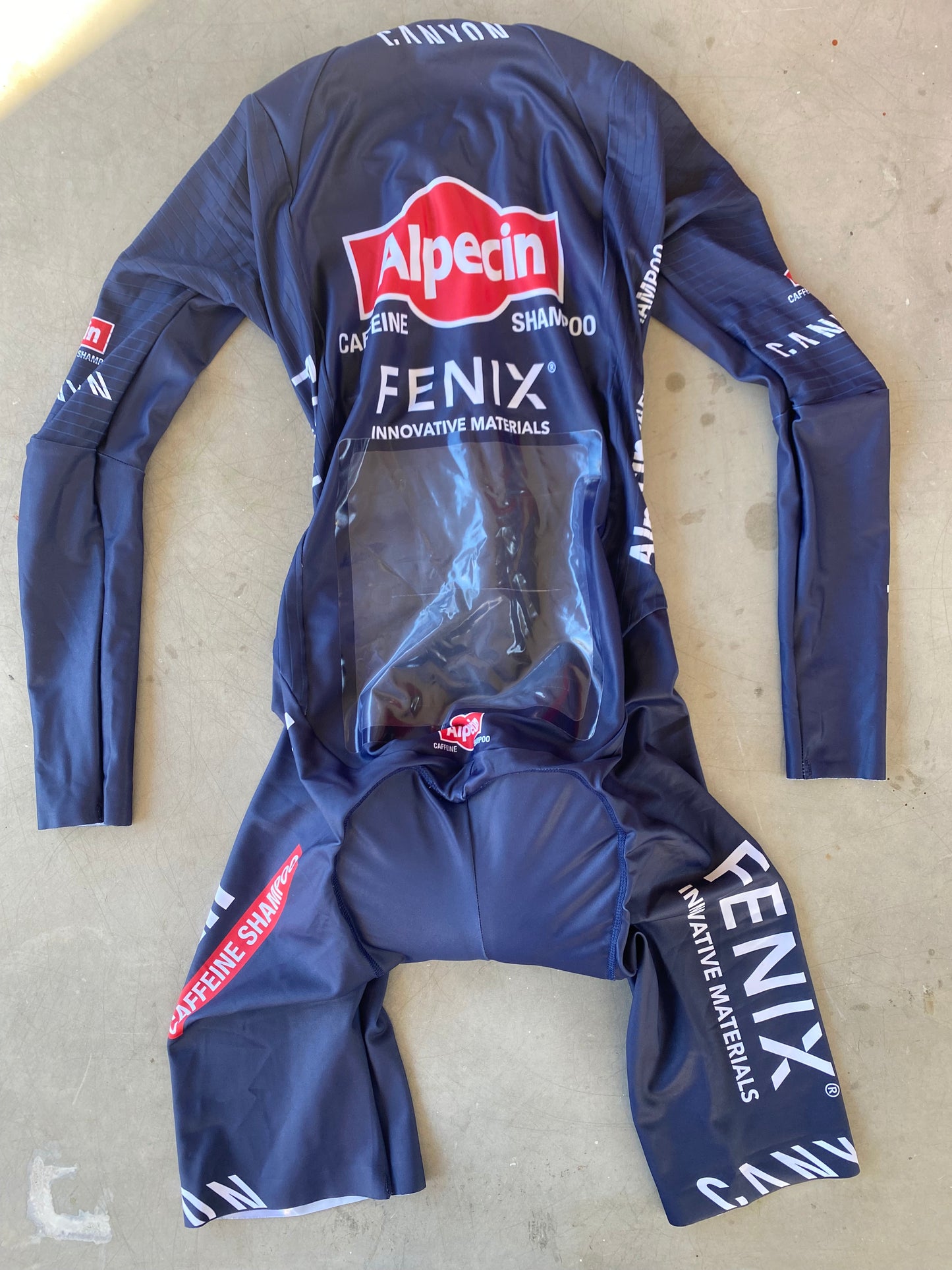 Alpecin Fenix Men | Kalas Long Sleeve TT Suit | Navy | M/L | Rider-Issued Pro Team Kit