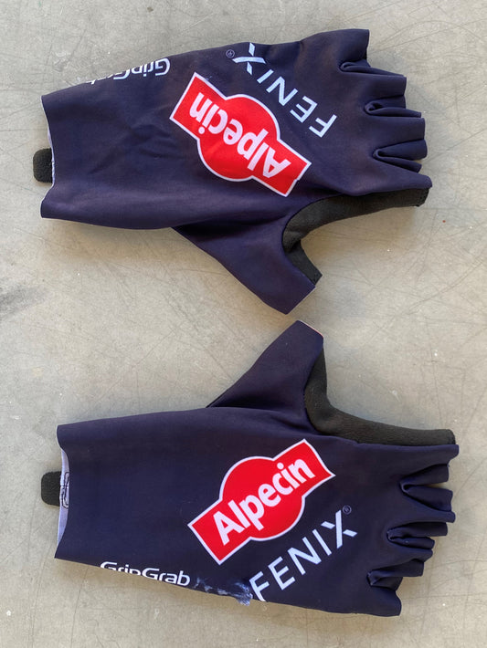 Alpecin Fenix Men | Grip Grab Unpadded Gloves (clearance) | L | Rider-Issued Pro Team Kit