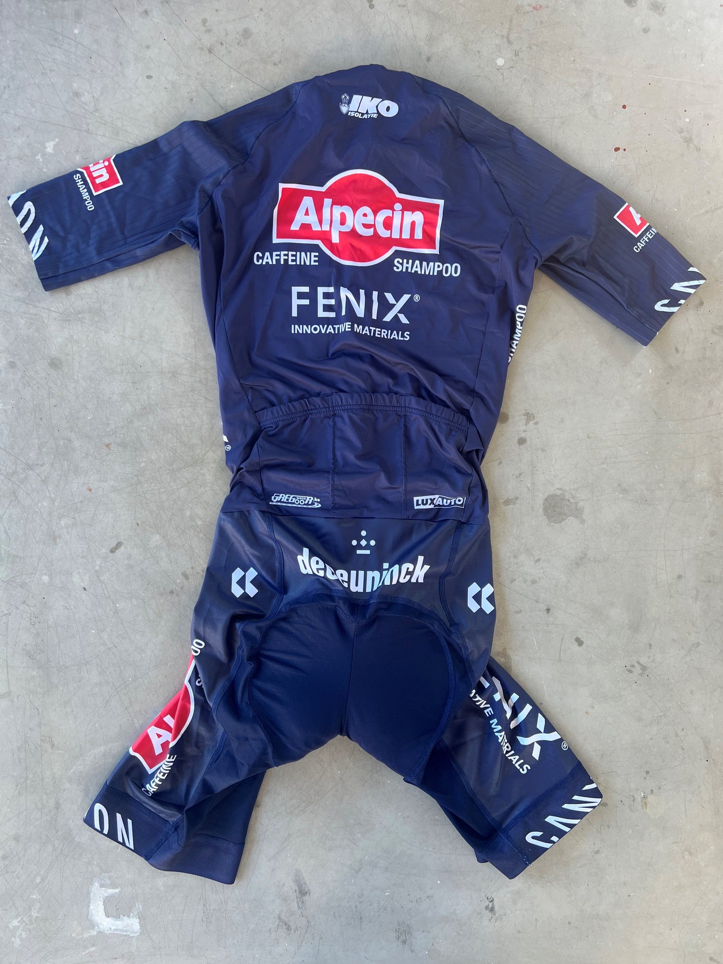 Alpecin Fenix Men | Kalas Short Sleeve Race Suit | M/L | Rider-Issued Pro Team Kit