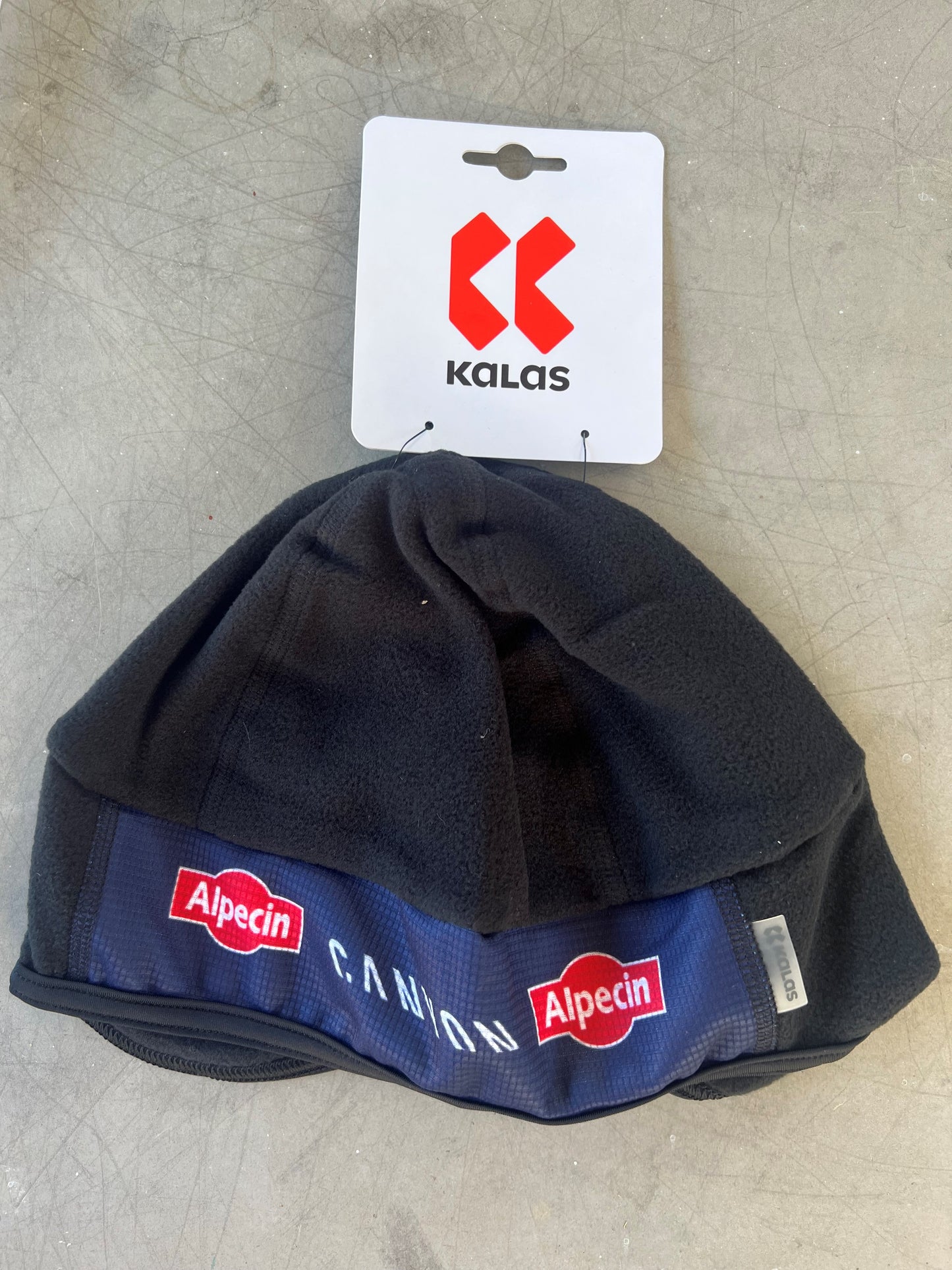 Winter Beanie / Thermal Skull Cap | Kalas | Black | Alpecin Deceuninck | Pro Kit