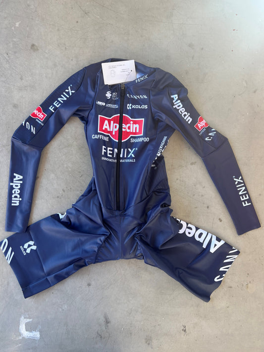 Alpecin Fenix Men | Kalas Long Sleeve TT Suit | Navy | M/L | Rider-Issued Pro Team Kit