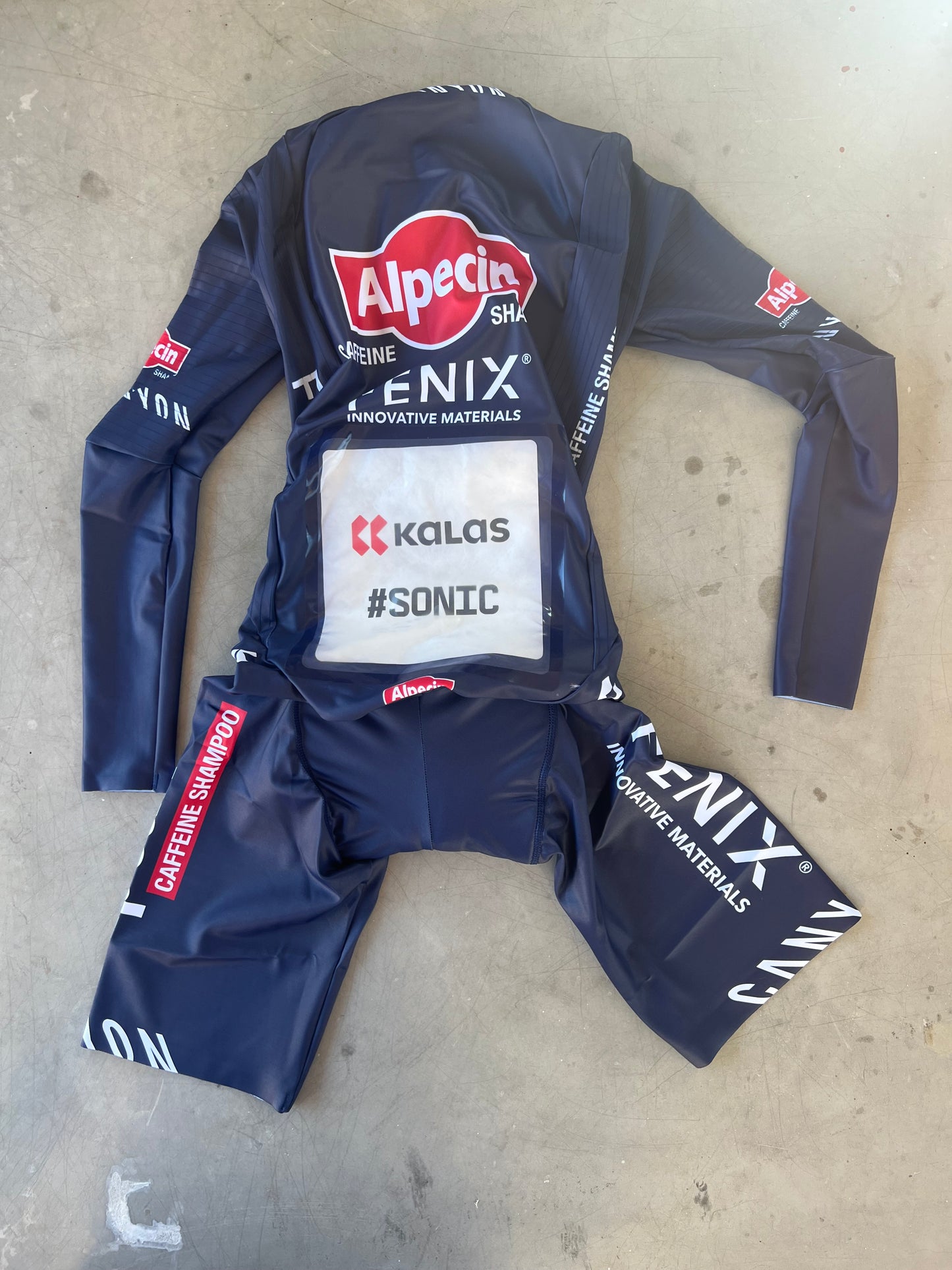 Alpecin Fenix Men | Kalas Long Sleeve TT Suit | Navy | M/L | Rider-Issued Pro Team Kit