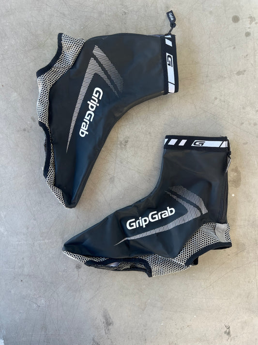 Alpecin Fenix Men | Grip Grab Thermal Winter Shoe Covers | Black | XXL | Rider-Issued Pro Team Kit