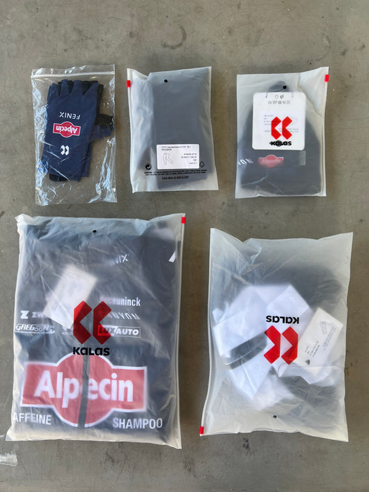 Alpecin Fenix Men | Kalas Winter Bundle - Jacket, Bibs, Leg Warmers, etc. | M/L | Rider-Issued Pro Team Kit