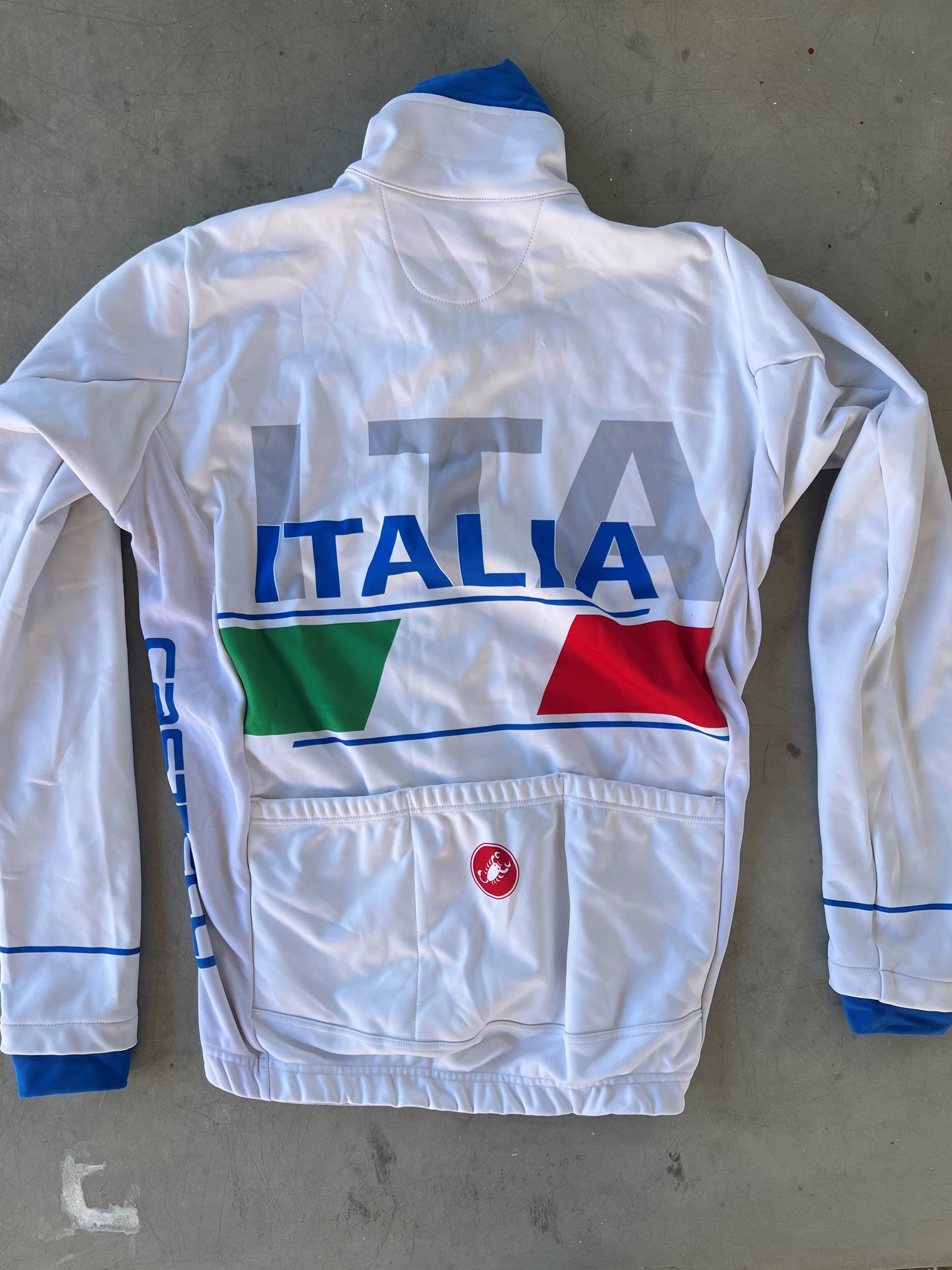 Italian National Team | Castelli Bundle - Jersey, Bibs, Jacket, Gilet, etc | S/M | Rider-Issued Pro Team Kit