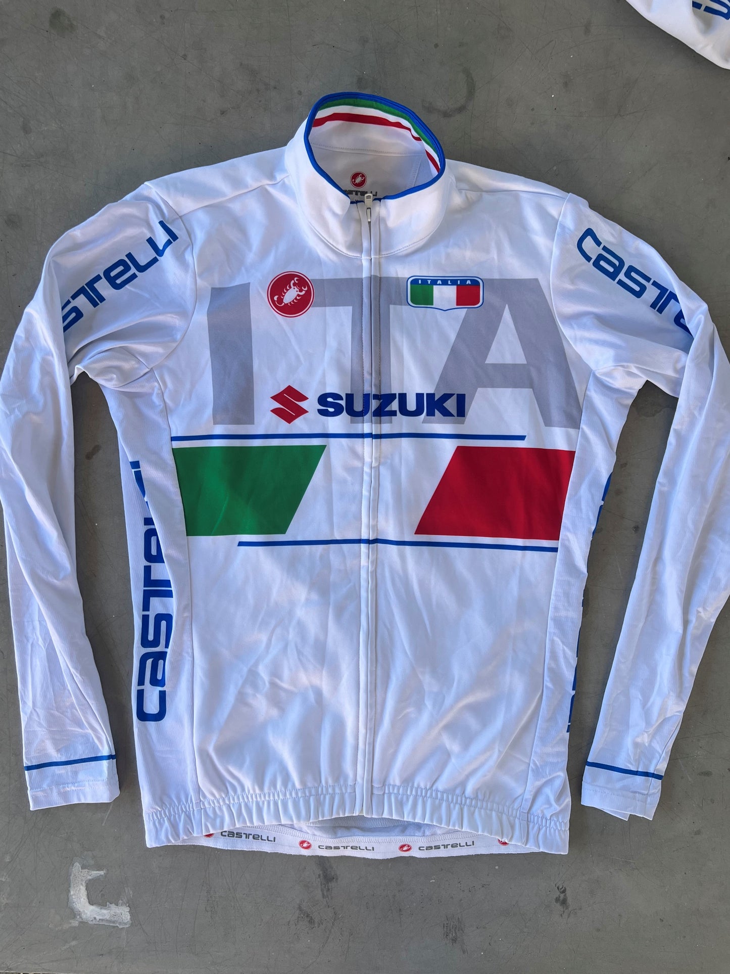 Italian National Team | Castelli Bundle - Jersey, Bibs, Jacket, Gilet, etc | S/M | Rider-Issued Pro Team Kit