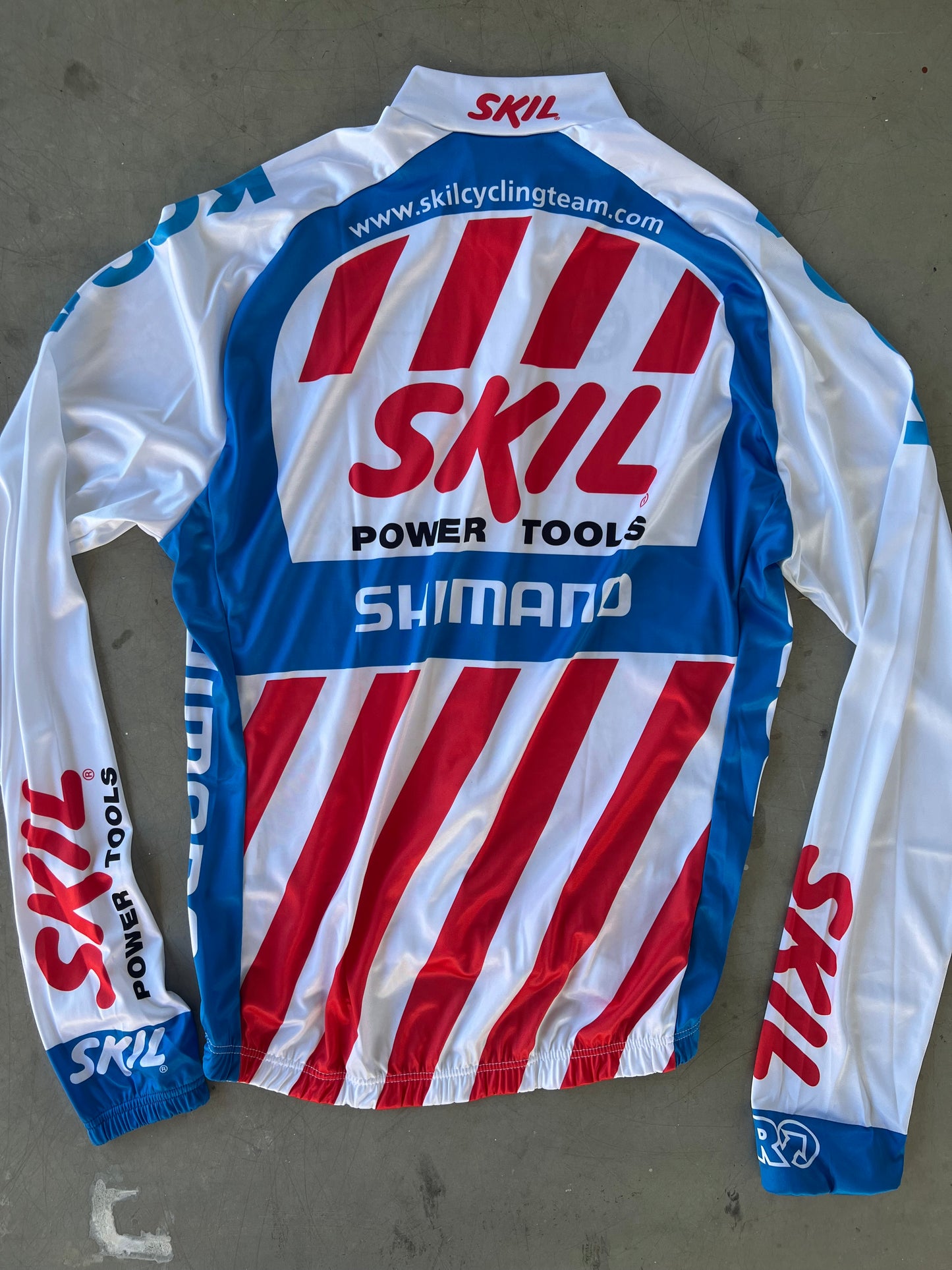 Skil Shimano | Shimano Long Sleeve Wind Jersey | M | Rider-Issued Pro Team Kit