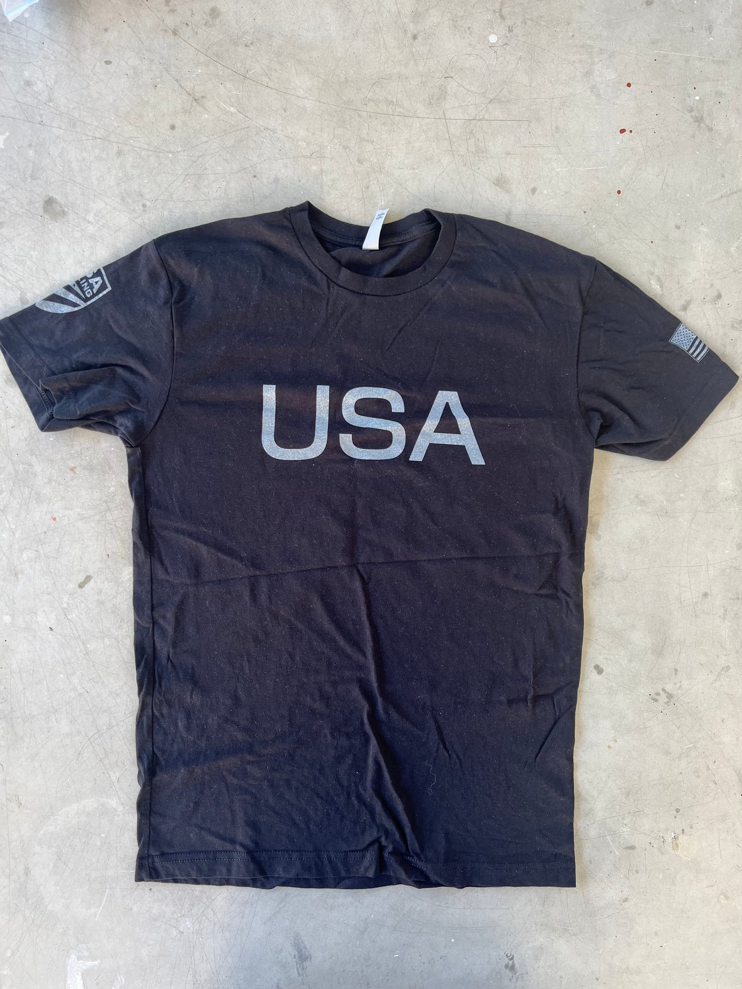 USA National Team | Next Level Men's T-Shirt | Black | S | Rider-Issued Casual Team Kit