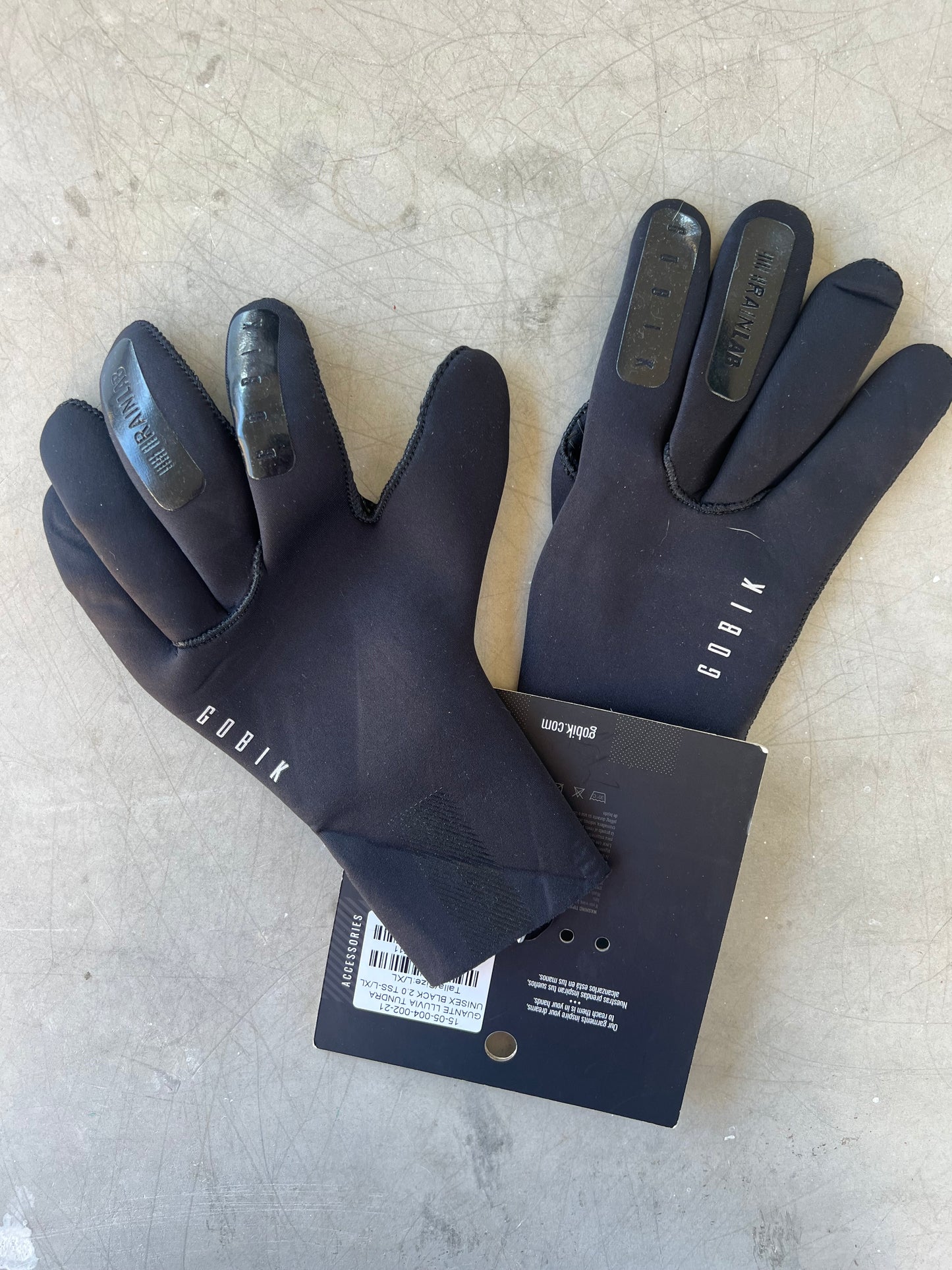 Eolo | Gobik Neoprene Winter Gloves | Black | S/M | Rider-Issued Pro Team Kit