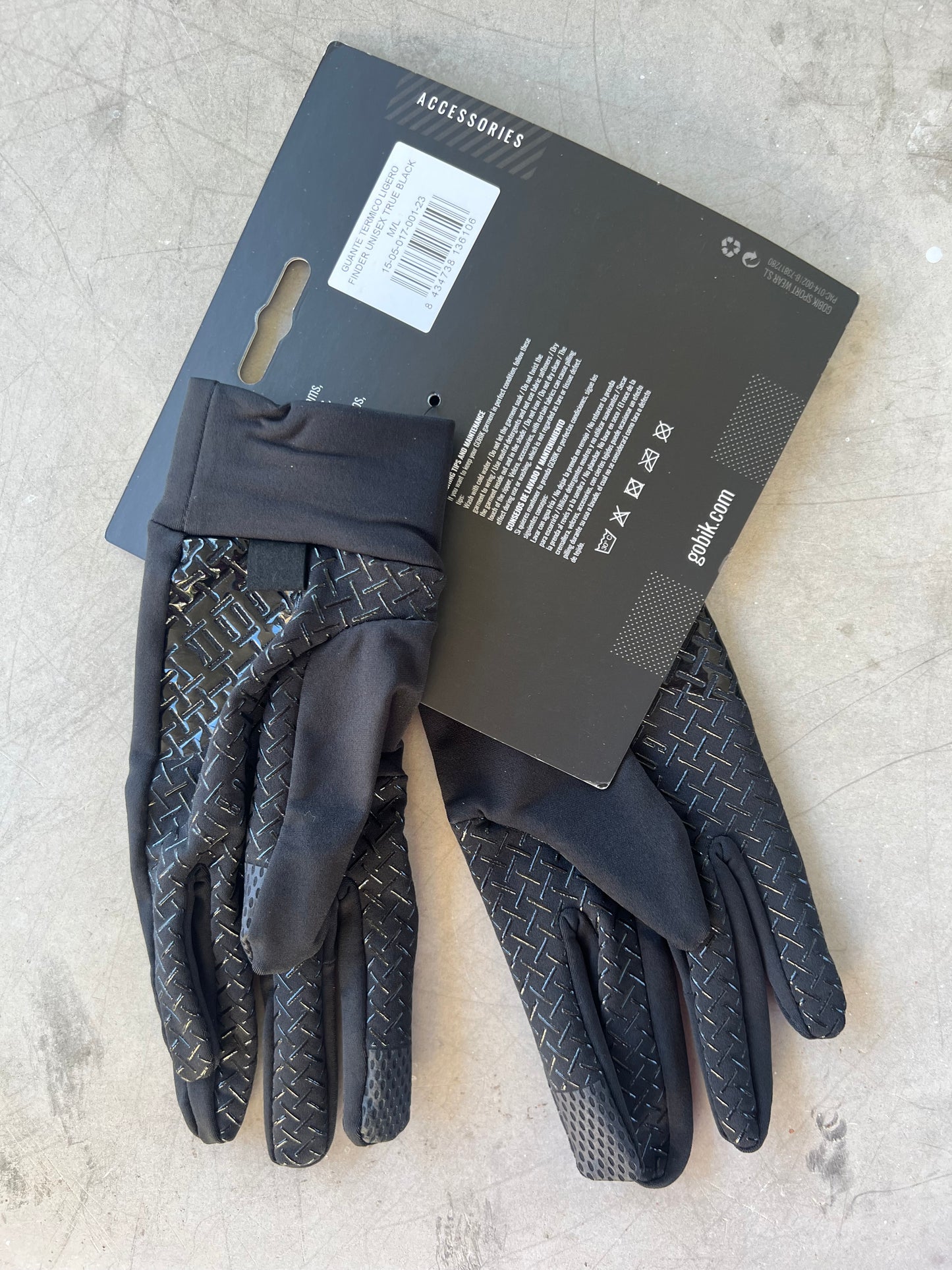 Eolo | Gobik Light Winter Gloves | Black | M/L | Rider-Issued Pro Team Kit