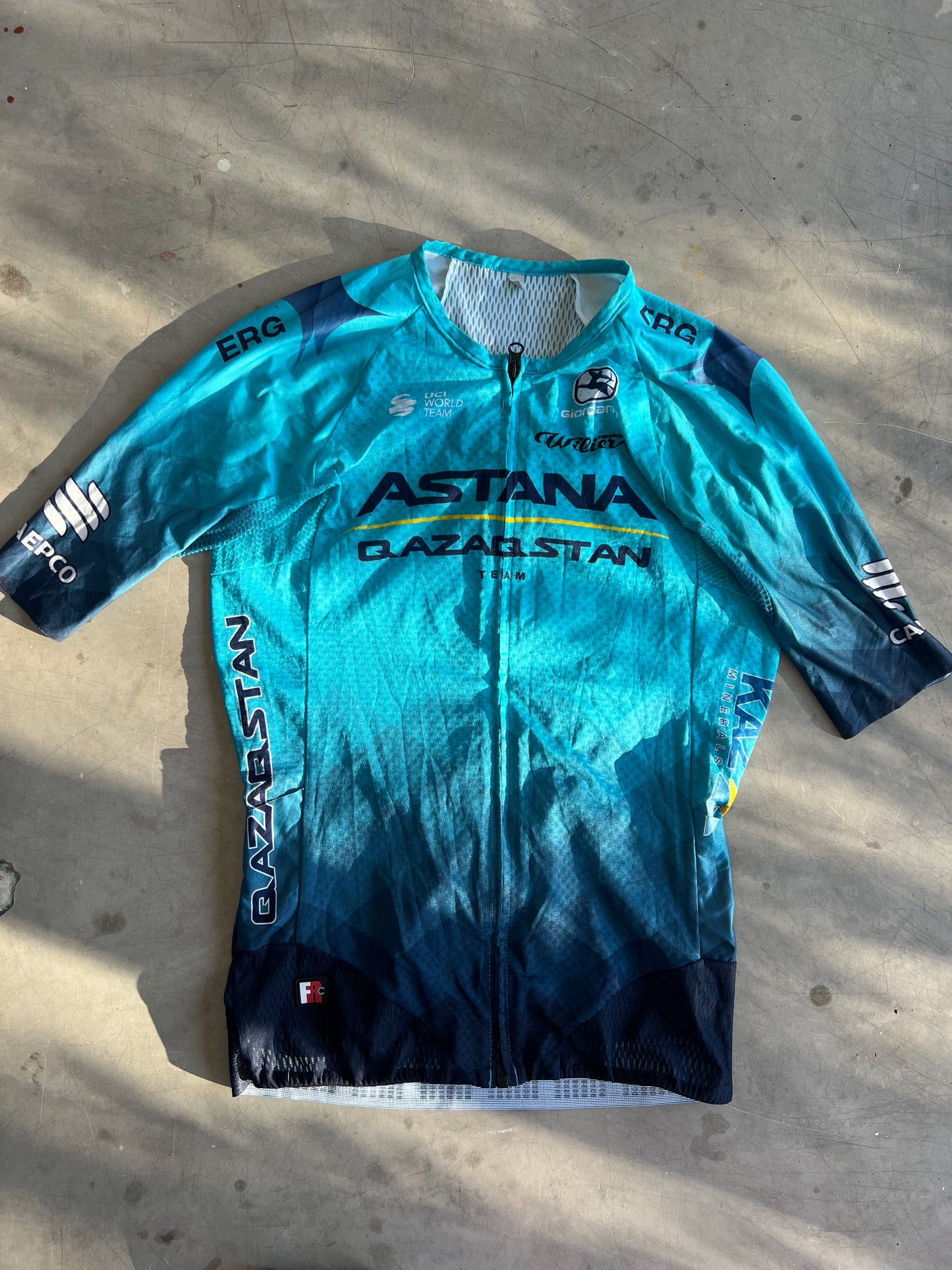 Astana | Giordana Bundle - Jersey & Bibs | S | Rider-Issued Pro Team Kit