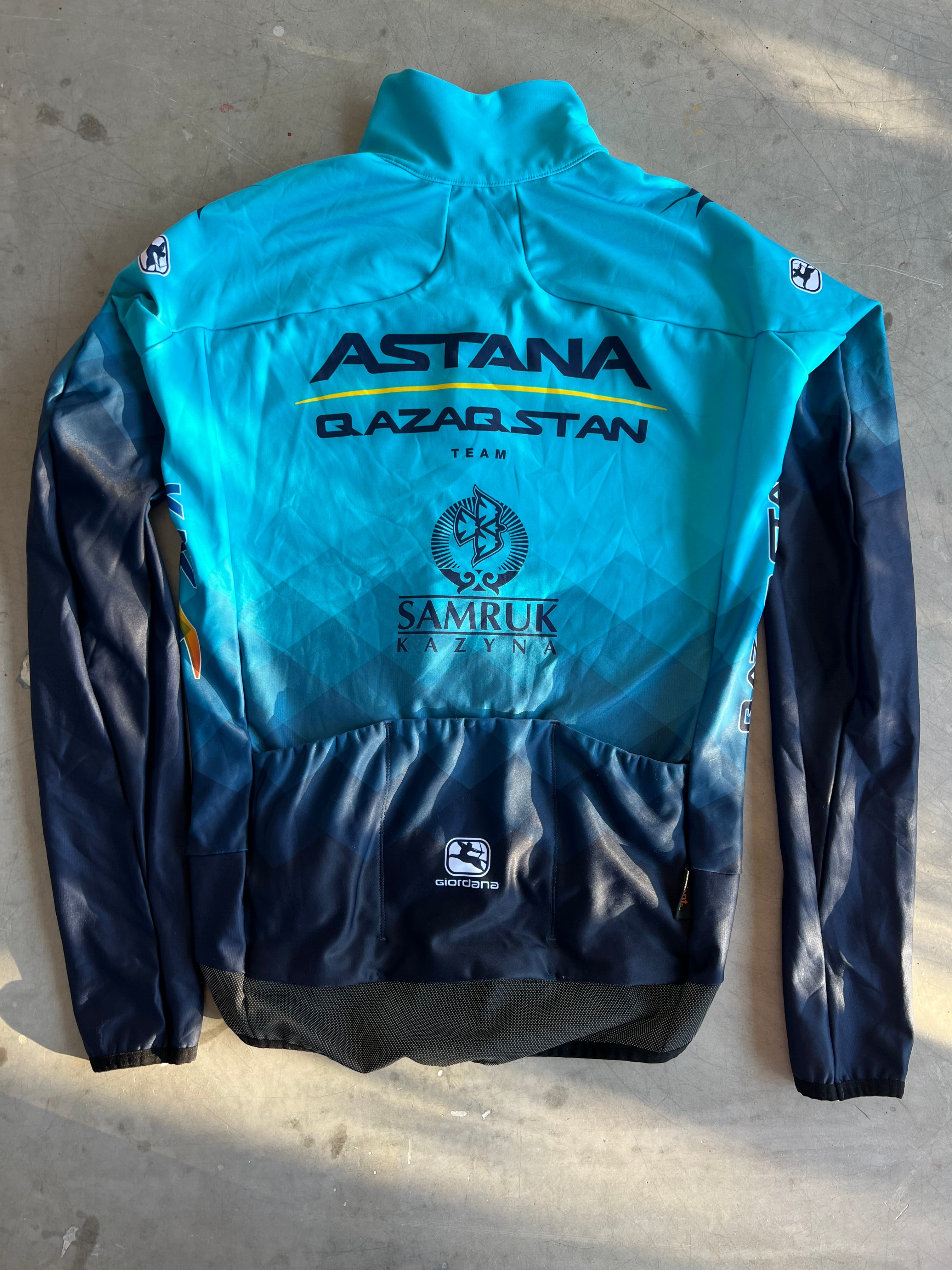 Astana Giordana Thermal Winter Jacket M Rider Issued Pro Team Ki Pro Cycling Kit Sales