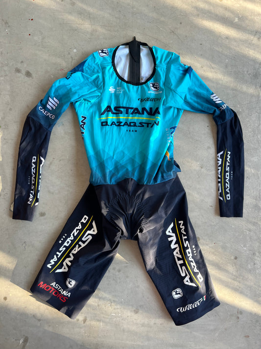 Astana | Giordana Long Sleeve TT Suit | M | Rider-Issued Pro Team Kit