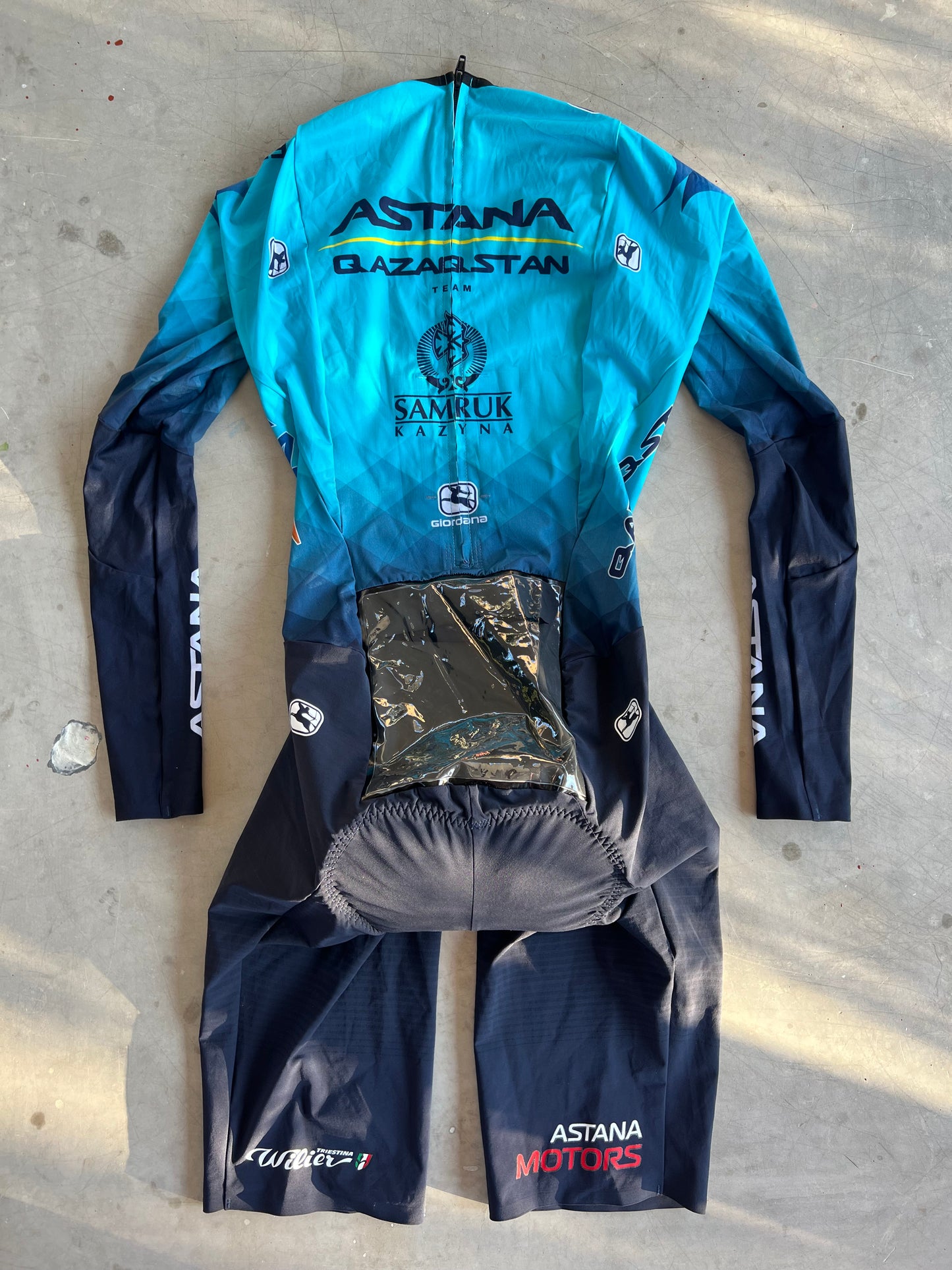 Astana | Giordana Long Sleeve TT Suit | M | Rider-Issued Pro Team Kit